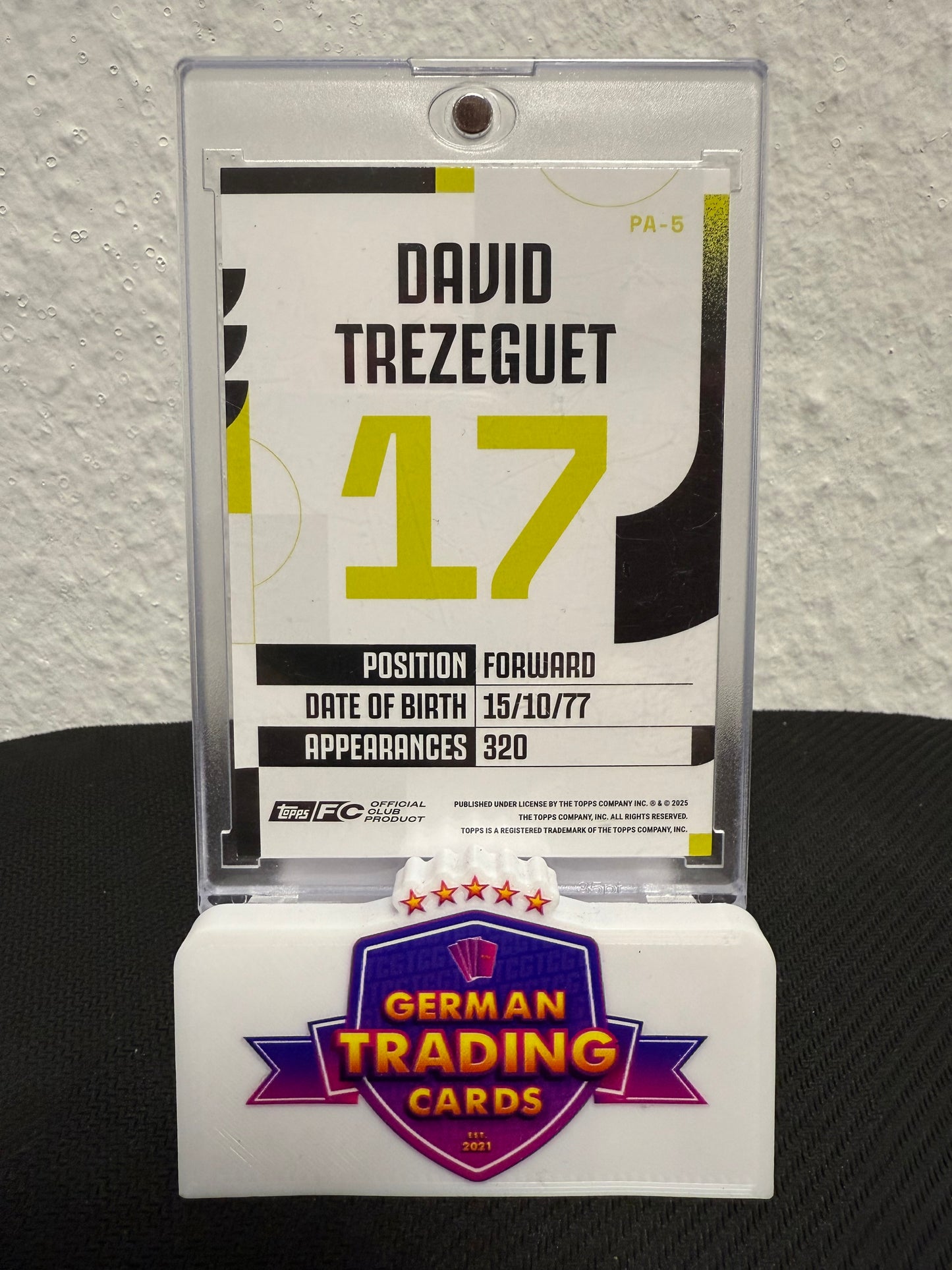 David Trezeguet Pathway Case Hit SSP - 2024-25 Topps Juventus Team Set