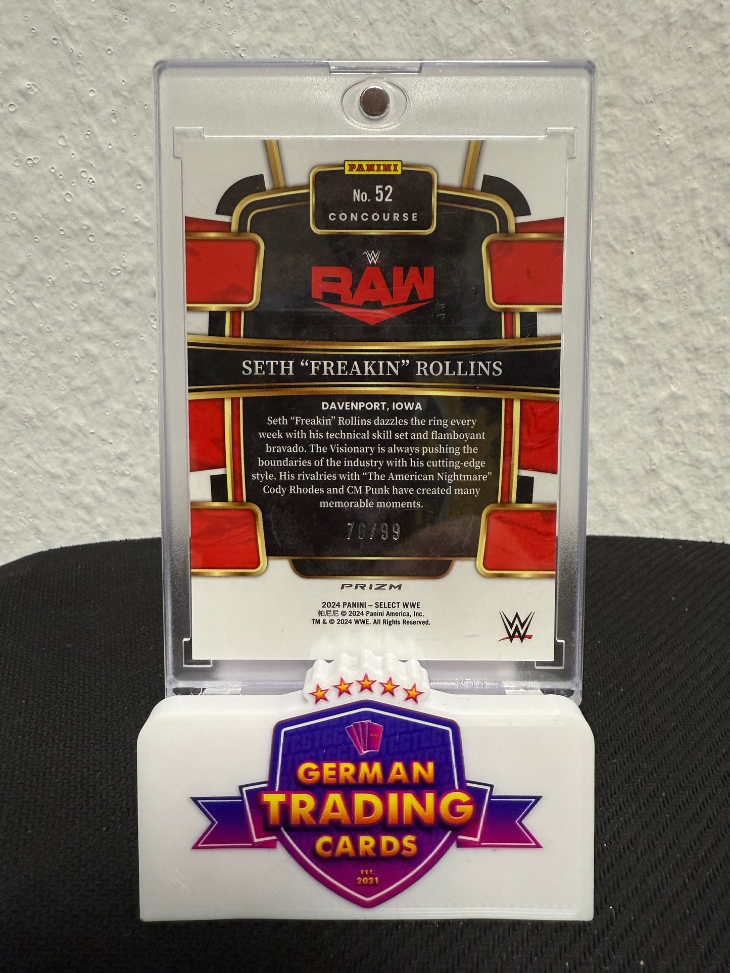 Seth „Freakin“ Rollins 76/99 - 2024 Panini Select WWE