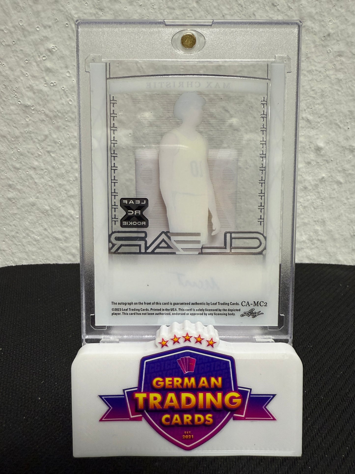 Max Christie Rookie Auto 35/49 - 2023 Leaf Trinity