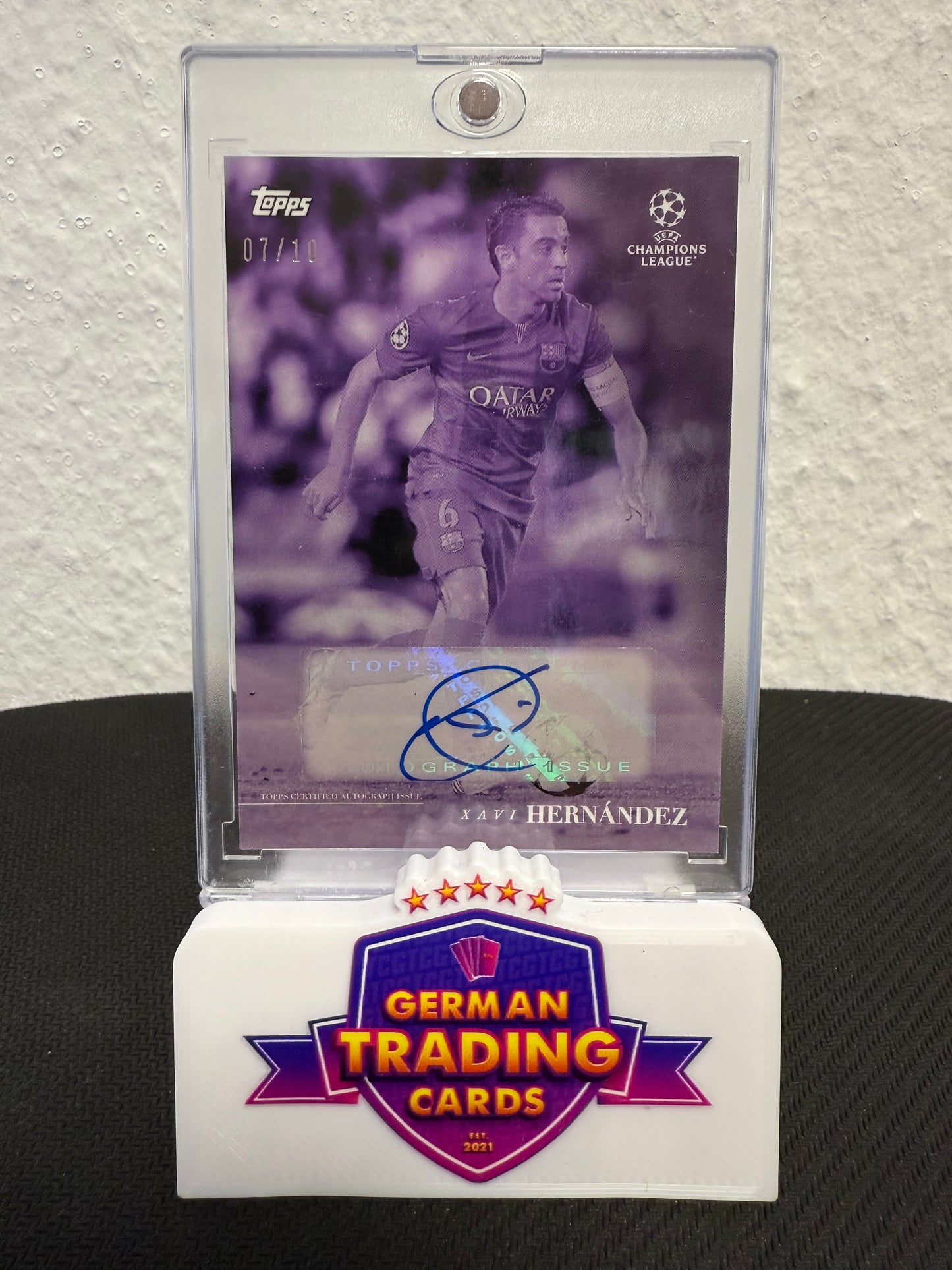 Xavi Hernandez Auto 07/10 - 2022-23 Topps Simplicidad
