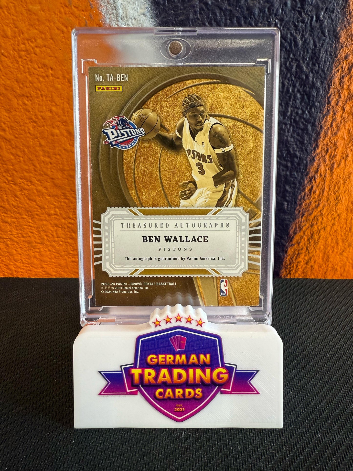 Ben Wallace Auto 07/49 - Panini Crown Royale 2023-24