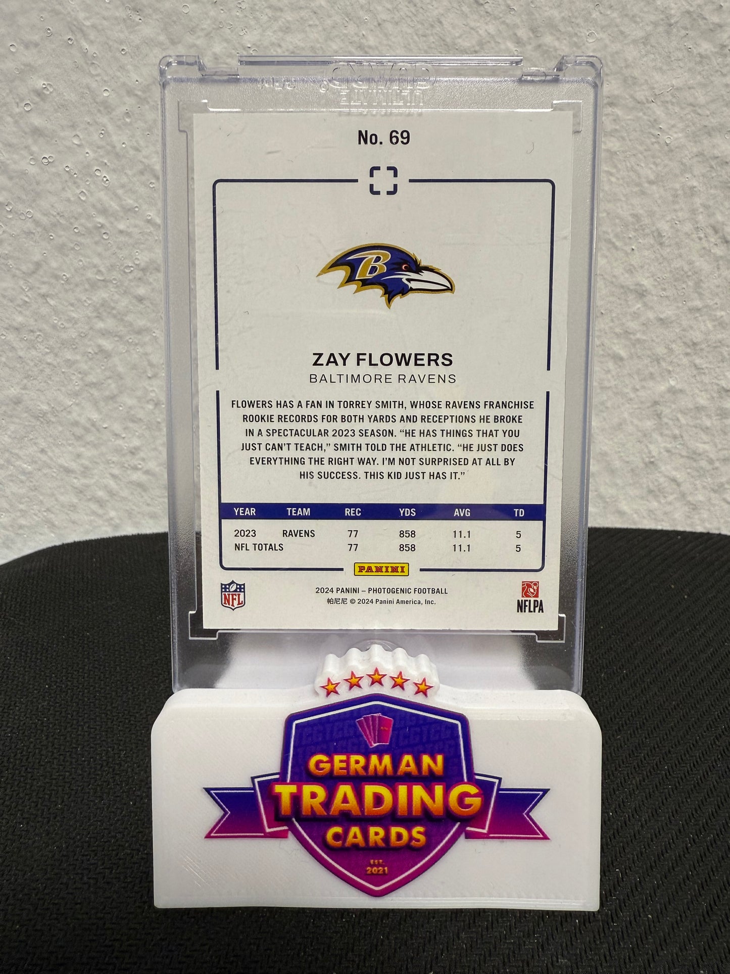 Zay Flowers 10/49 - 2024 Panini Photogenic Football