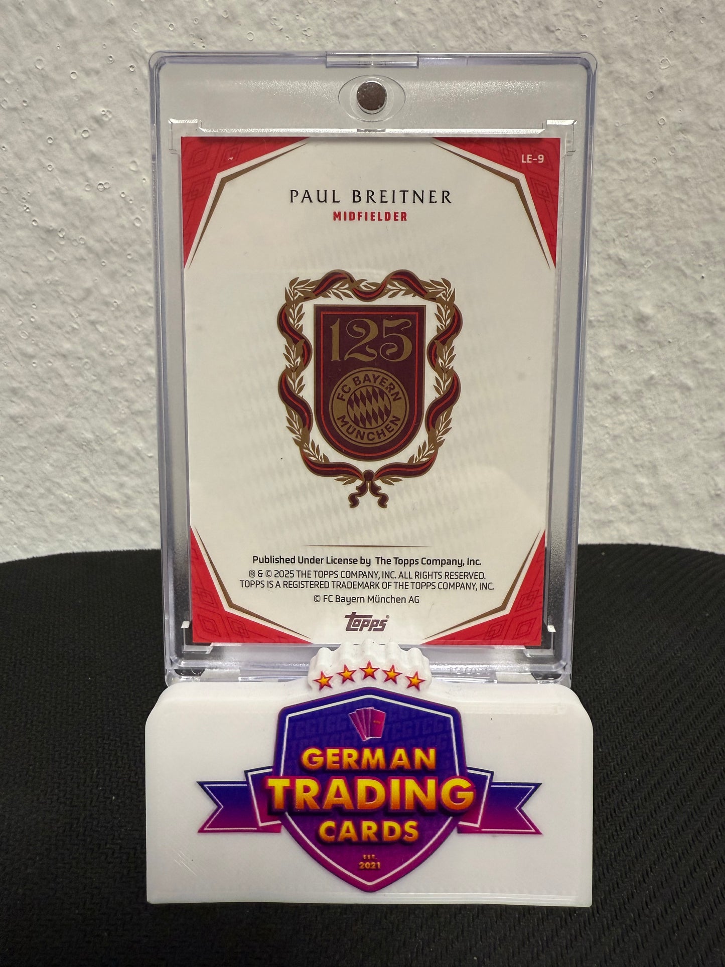 Paul Breitner 05/33 - 2024-25 Topps FC Bayern München 125 Years Anniversary