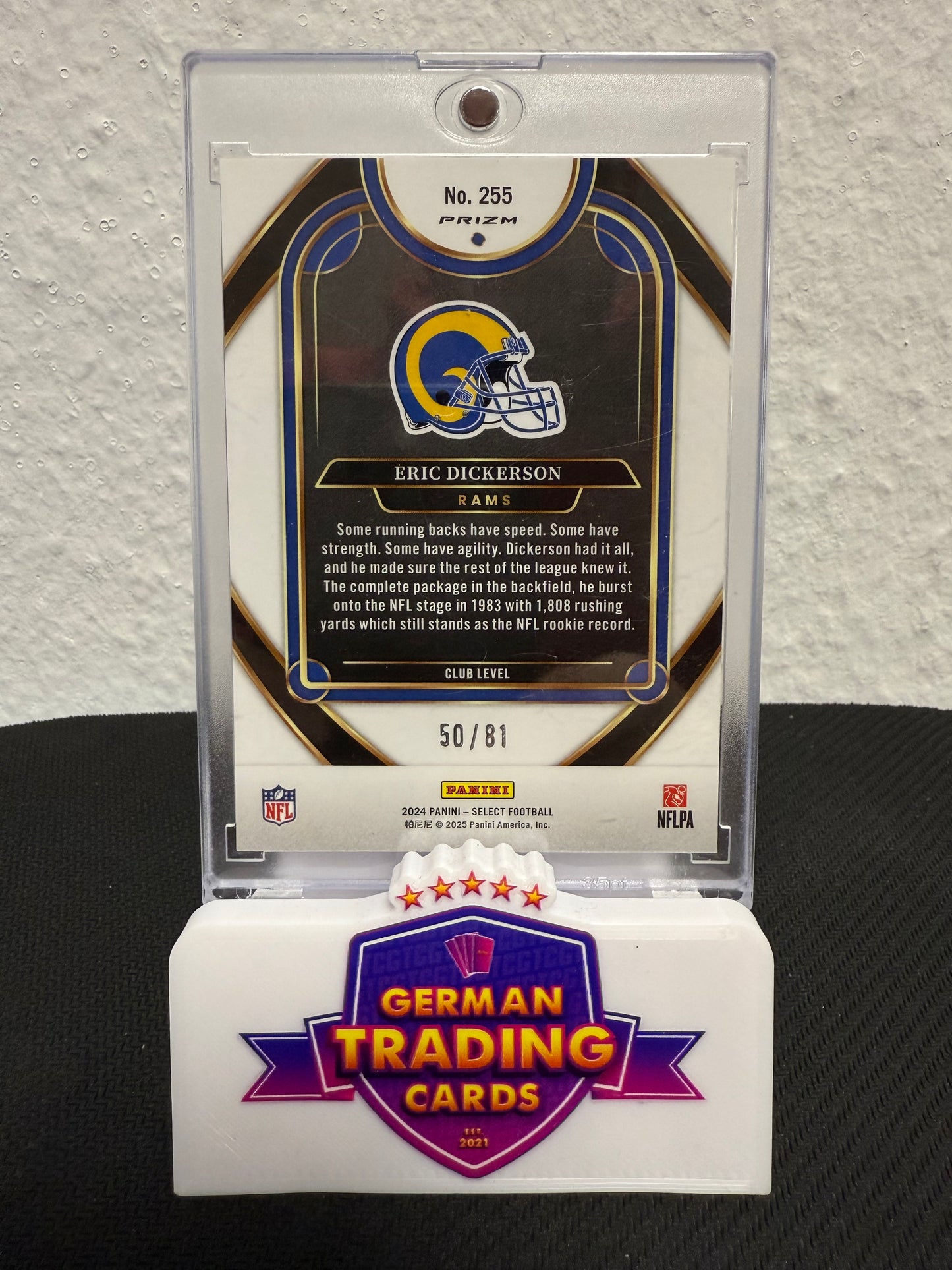 Eric Dickerson Dragon Scale 50/81 - 2024 Panini Select International Football
