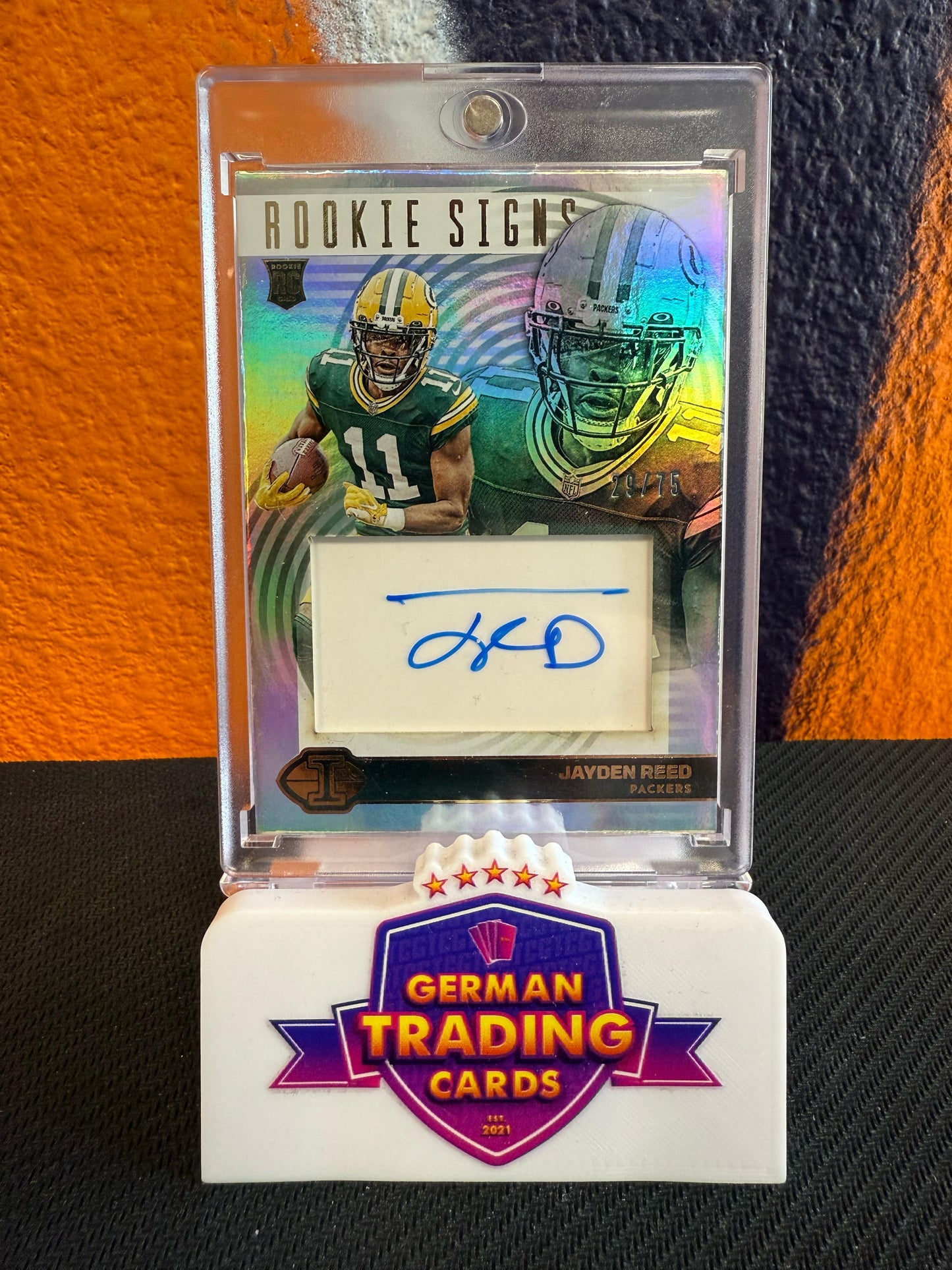 Jayden Reed Rookie Signs 29/75 - Panini Illusions 2023