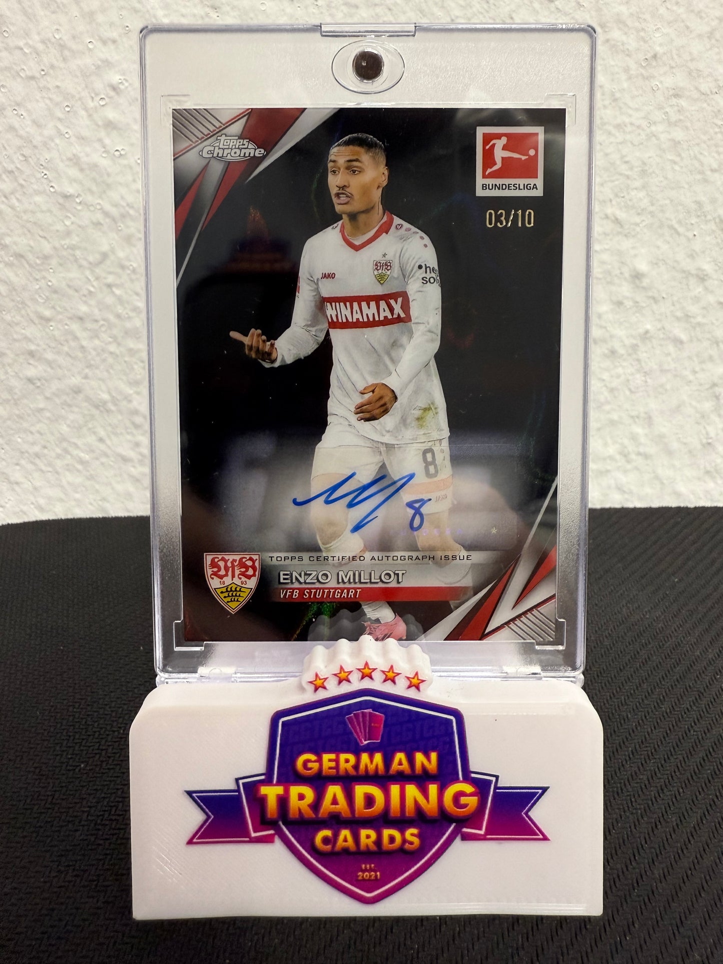Enzo Millot Auto 03/10 - 2024-25 Topps Chrome Bundesliga