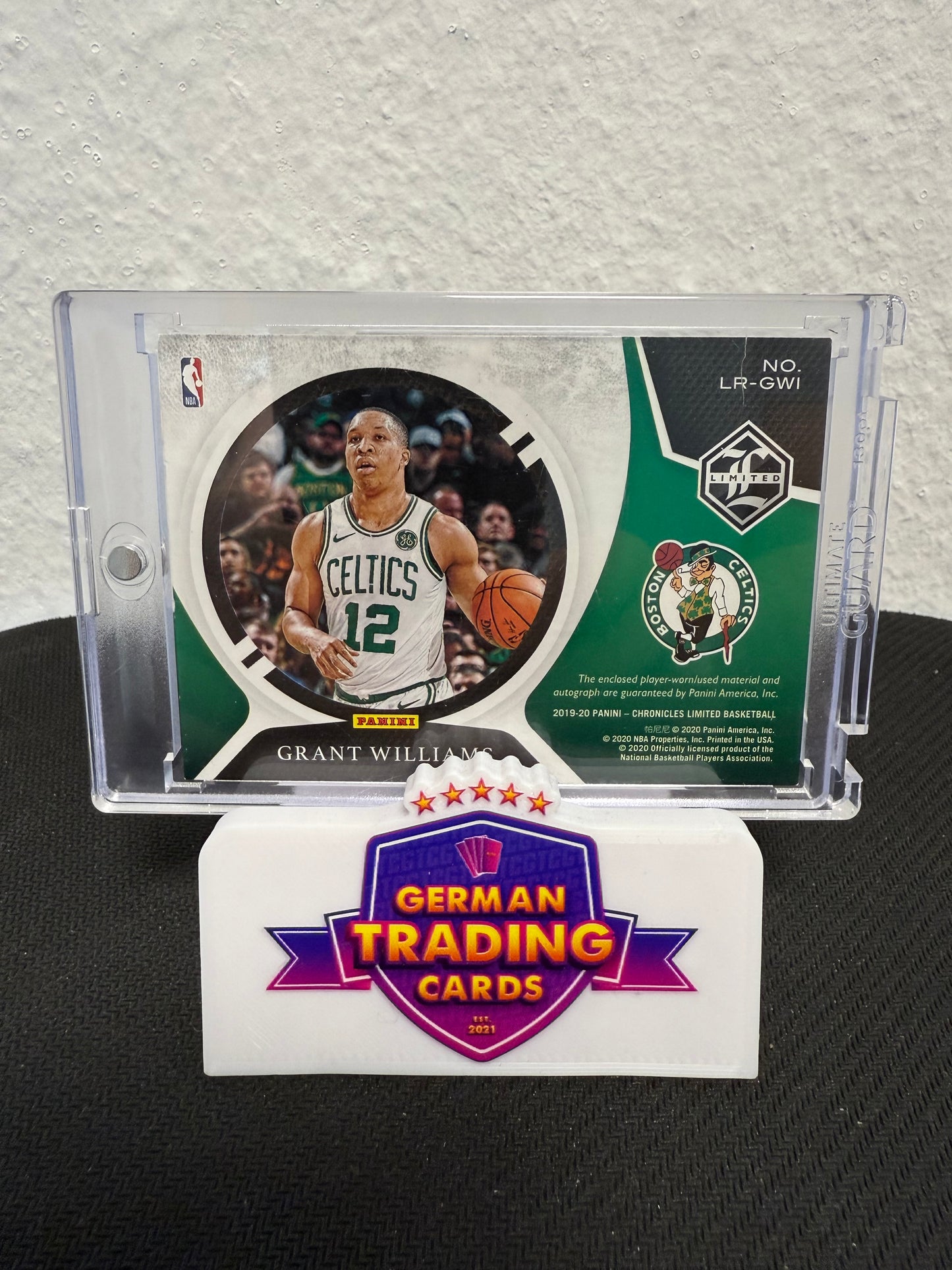 Grant Williams Rookie Patch Auto - 2019-20 Panini Chronicles Limited Basketball