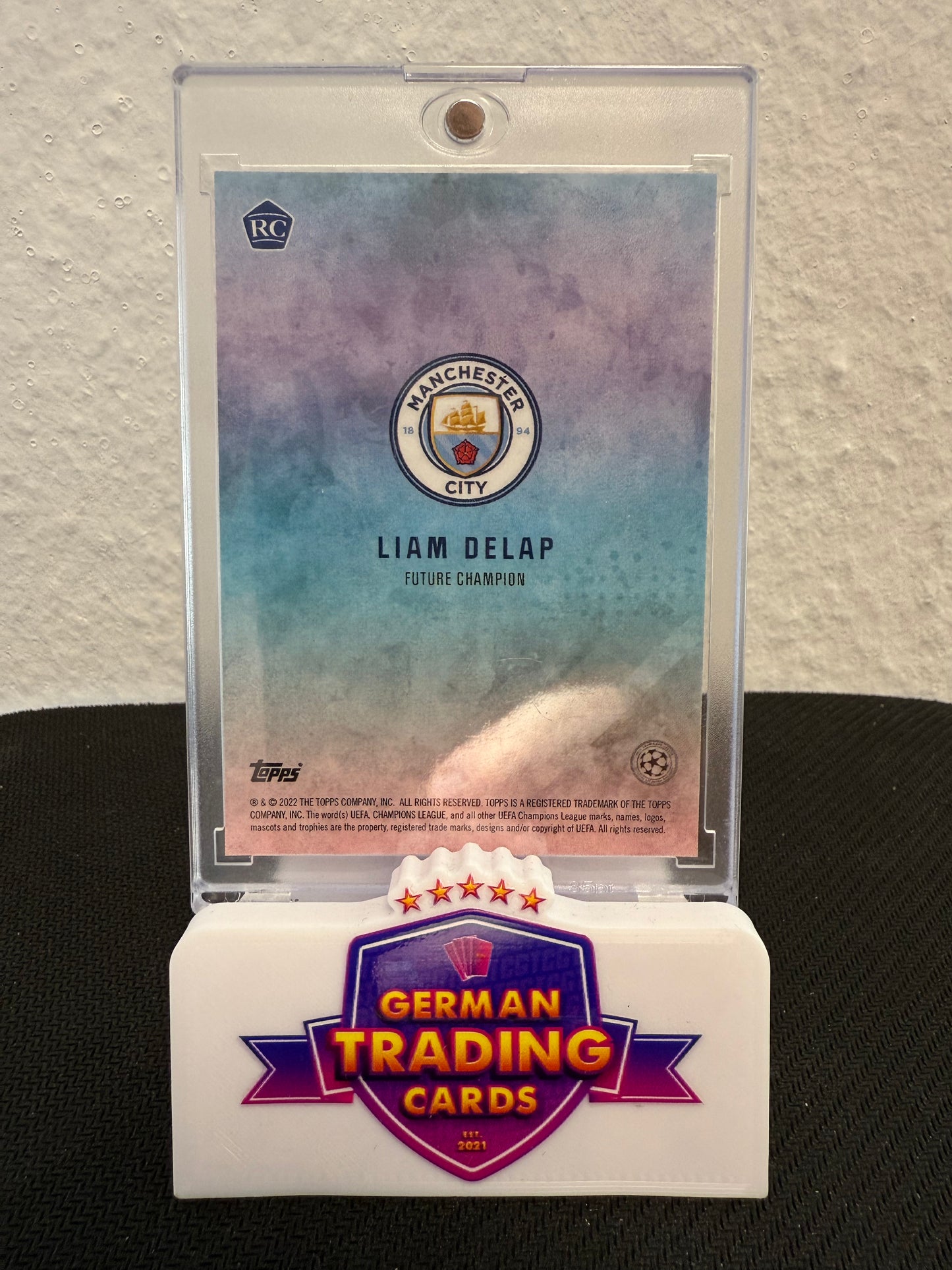 Liam Delap Future Champion Rookie 1/5 - 2022-23 Topps Mason Mount Platinum Set