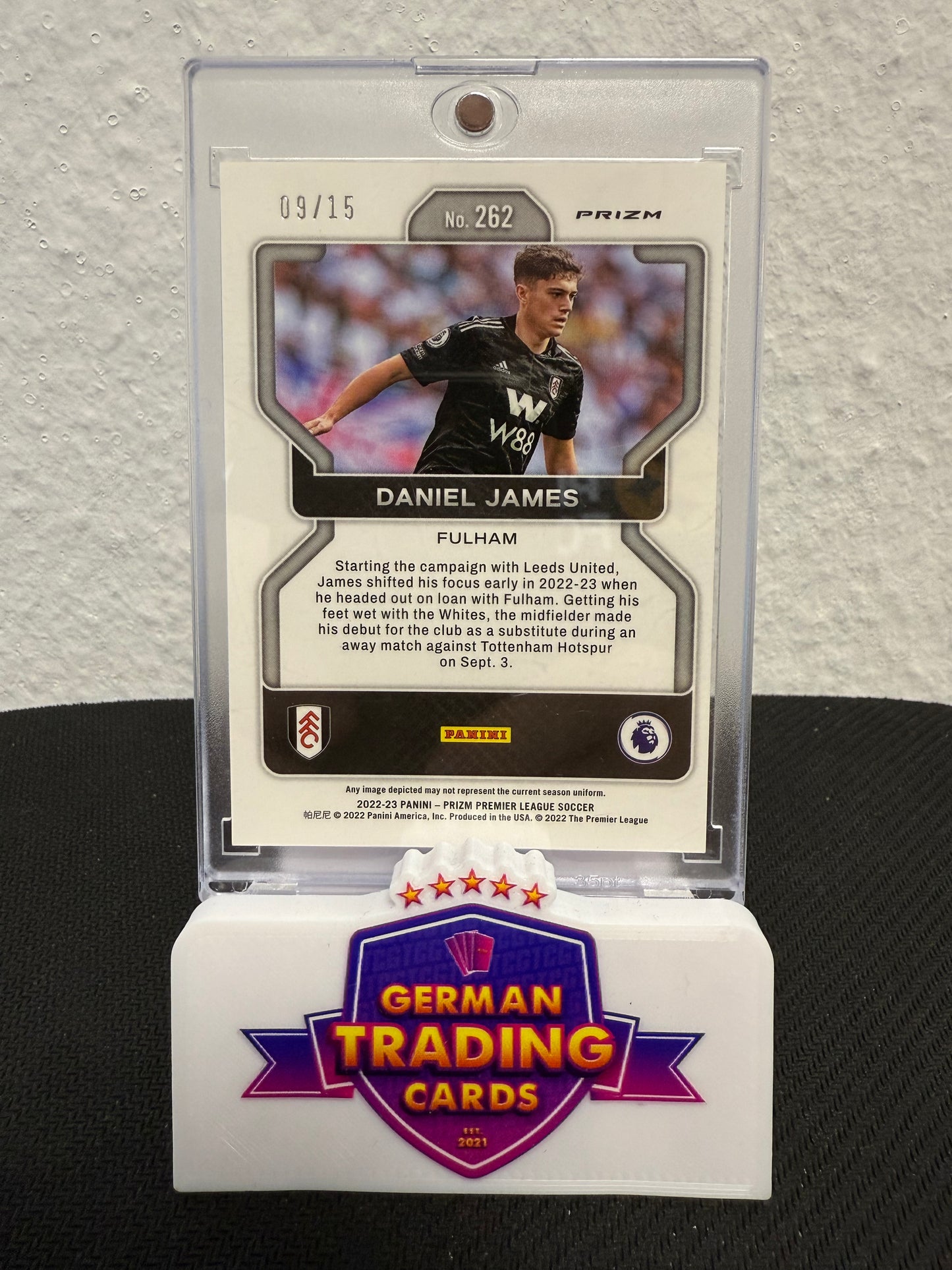 Daniel James 09/15 - 2022-23 Prizm Premier League Soccer
