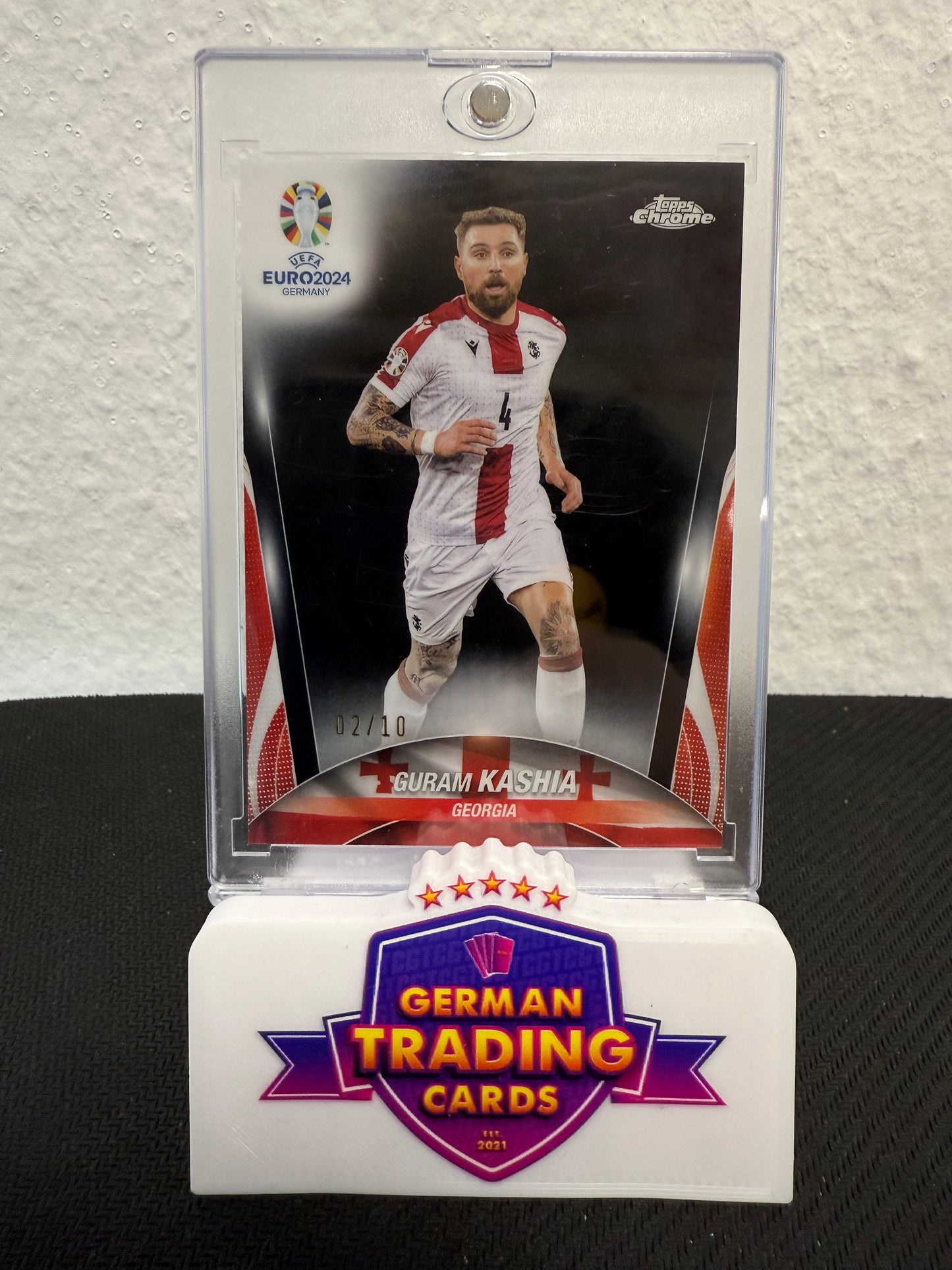 Guram Kashia 02/10 - 2024 Topps Chrome UEFA Euro