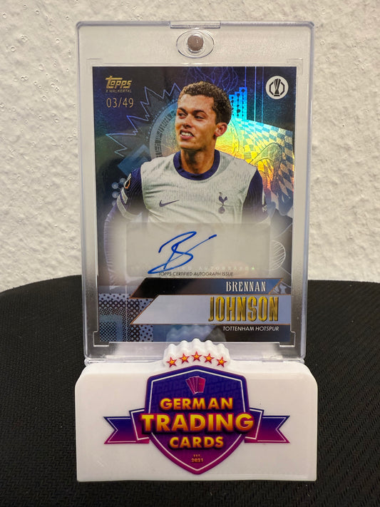 Brennan Johnson Auto 03/49 - 2024-25 Topps Gold UCC