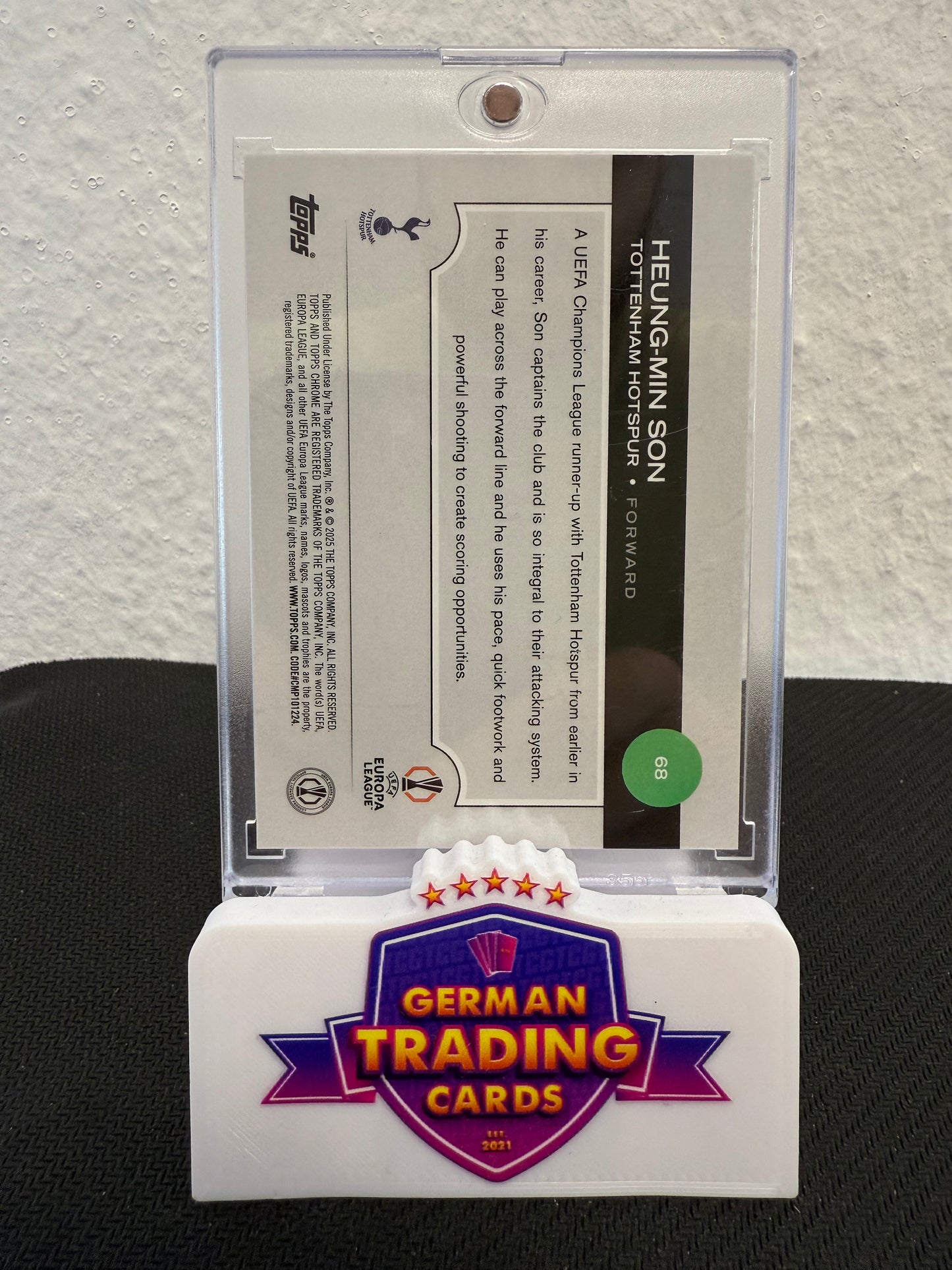 Heung-Min Son 11/25 - 2024-25 Topps Chrome UCC