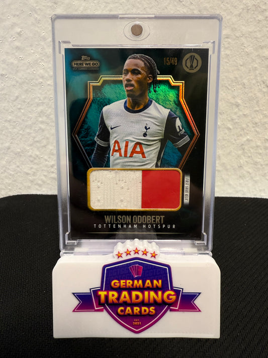Wilson Odobert First Shirt Relic/Patch 15/49 -2024-25 UCC Summer Signings by Fabrizio Romano: Here We Go