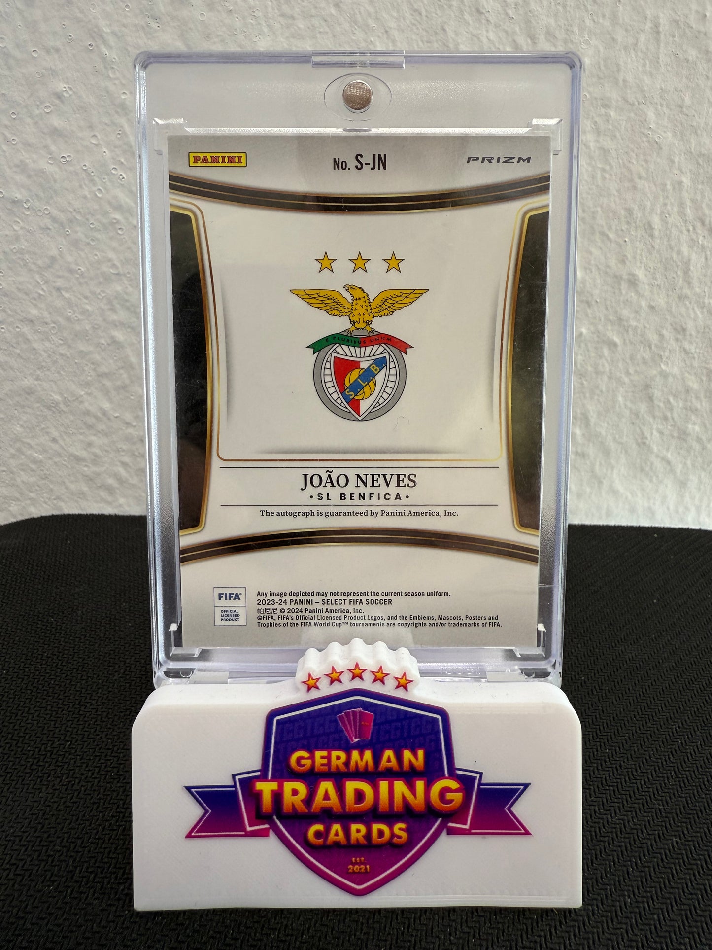 Joao Neves Silver Auto - 2023-24 Panini Select FIFA Soccer