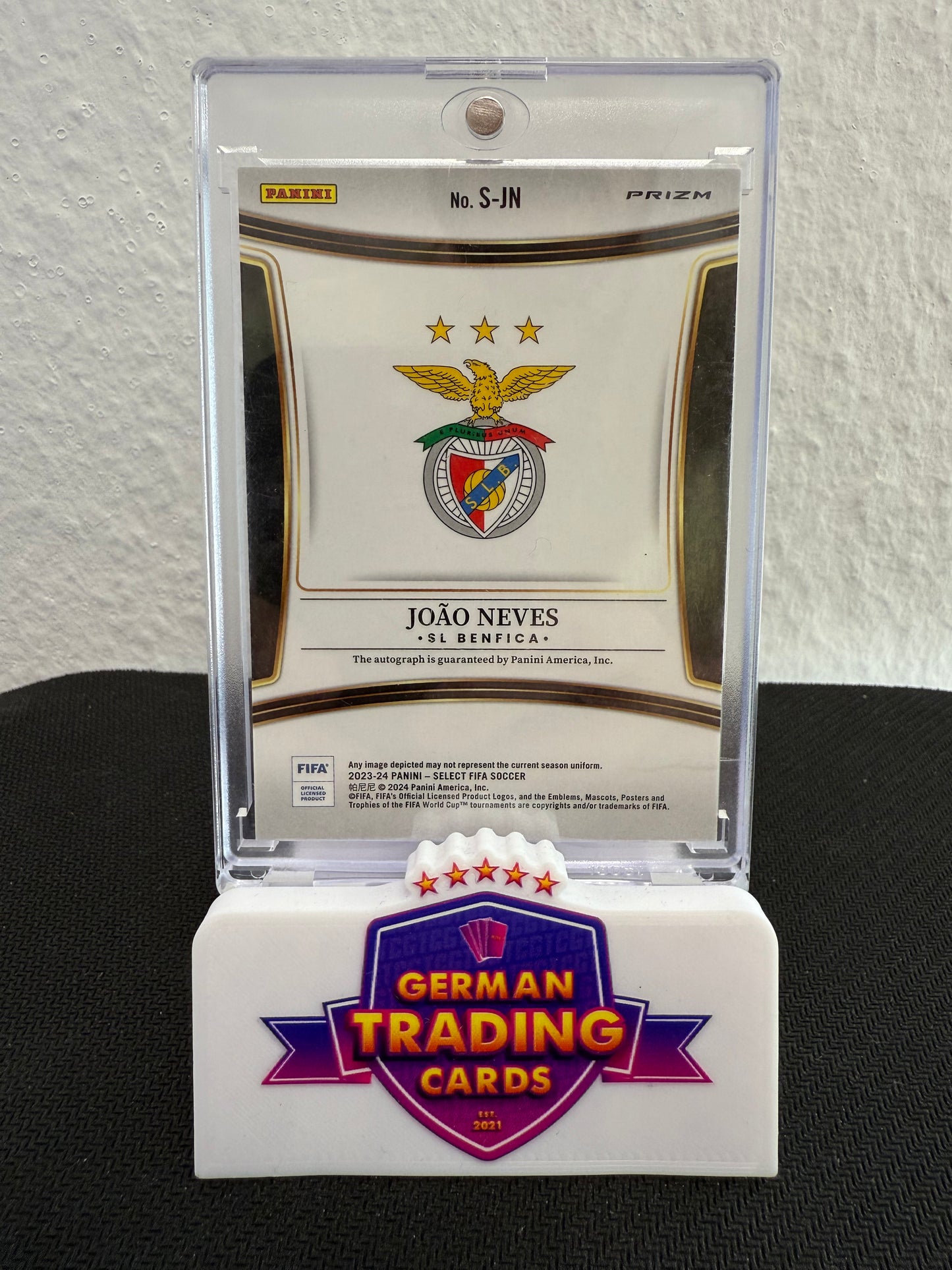 Joao Neves Red Auto - 2023-24 Panini Select FIFA Soccer