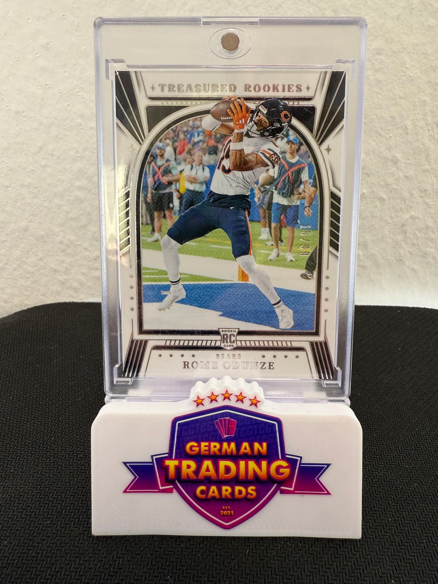 Rome Odunze Treasured Rookies 15/99 - 2024 Panini National Treasures Football