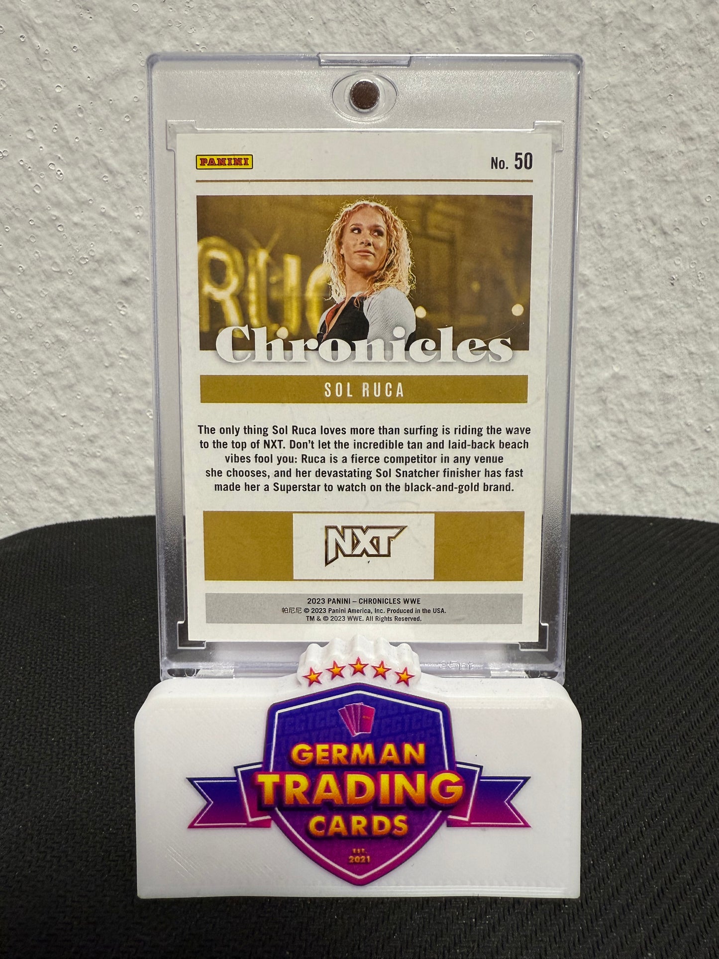 Sol Ruca Rookie 19/99 - 2023 Panini Chronicles WWE
