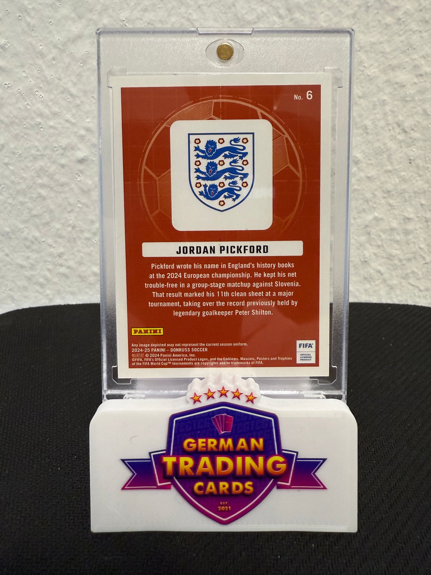 Jordan Pickford Craftsmen 1/1 - 2024-25 Panini Donruss Soccer