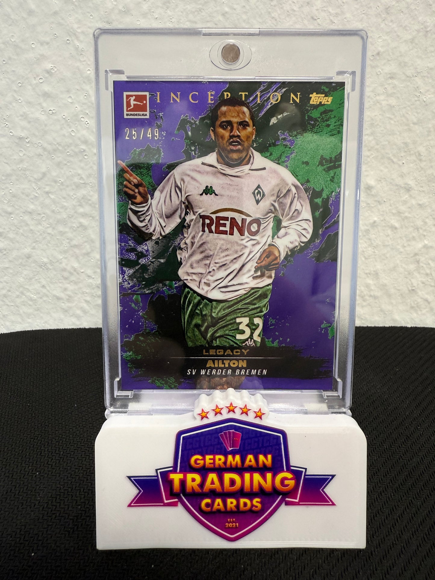 Ailton Legacy 25/49 - 2024-25 Topps Inception Bundesliga