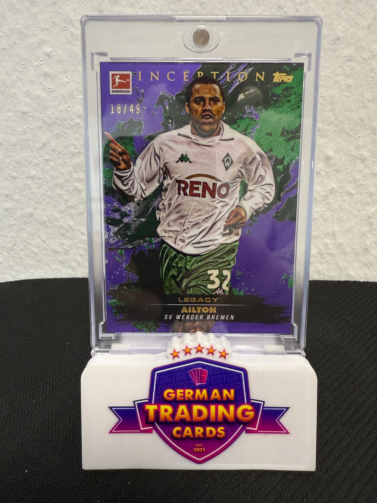 Ailton Legacy 18/49 - 2024-25 Topps Inception Bundesliga