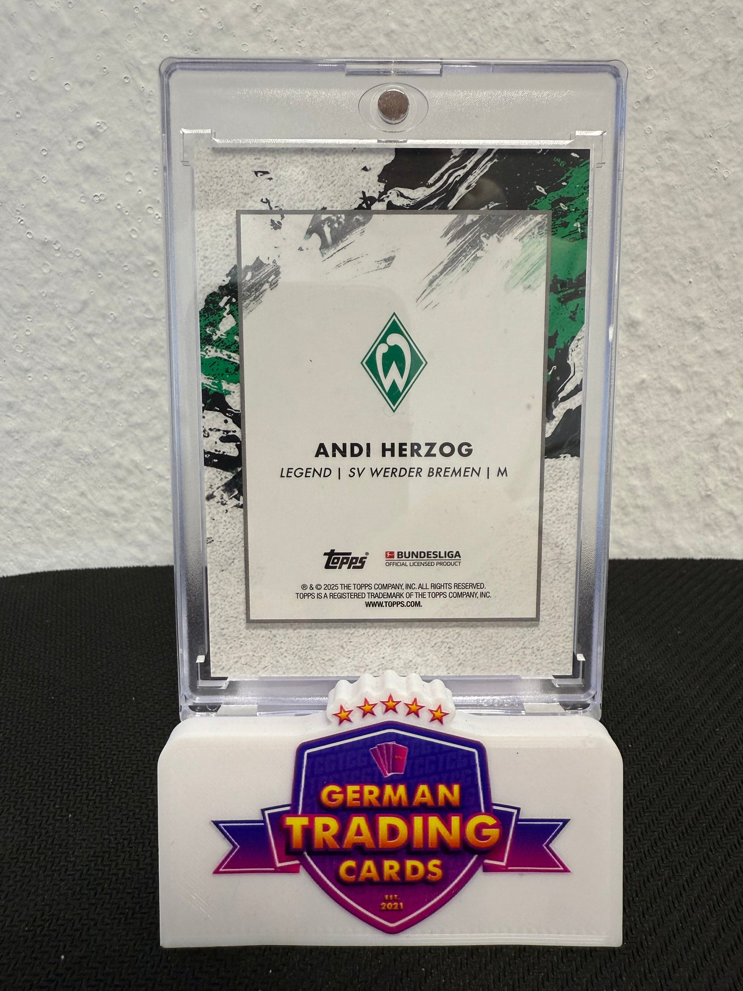Andi Herzog Legacy 45/49 - 2024-25 Topps Inception Bundesliga