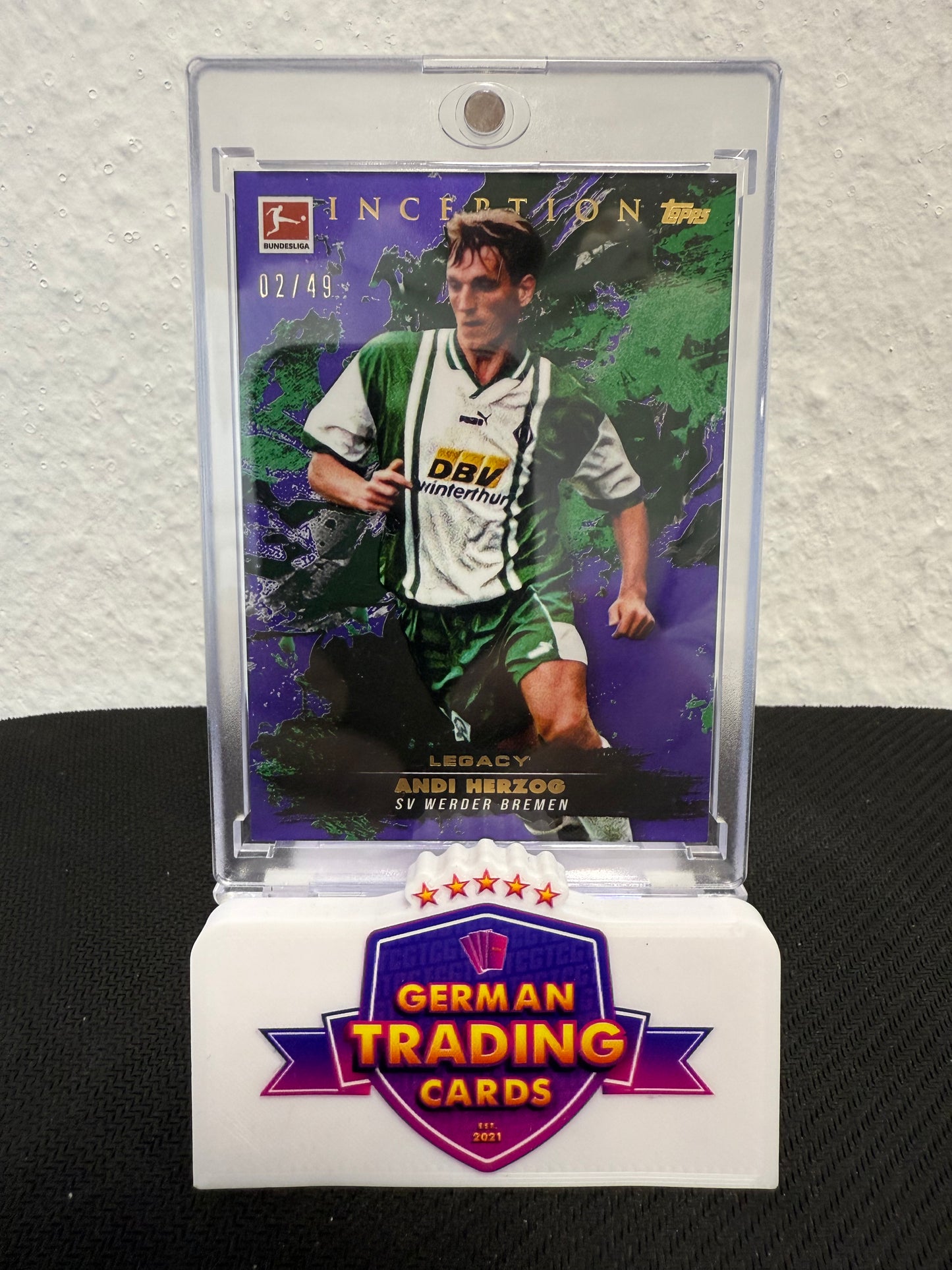 Andi Herzog Legacy 02/49 - 2024-25 Topps Inception Bundesliga