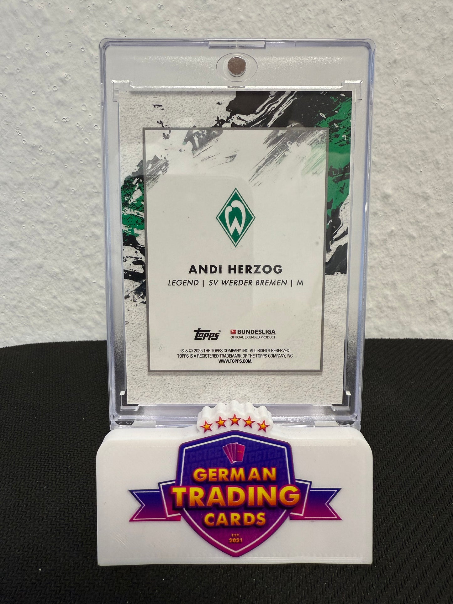 Andi Herzog Legacy 02/49 - 2024-25 Topps Inception Bundesliga