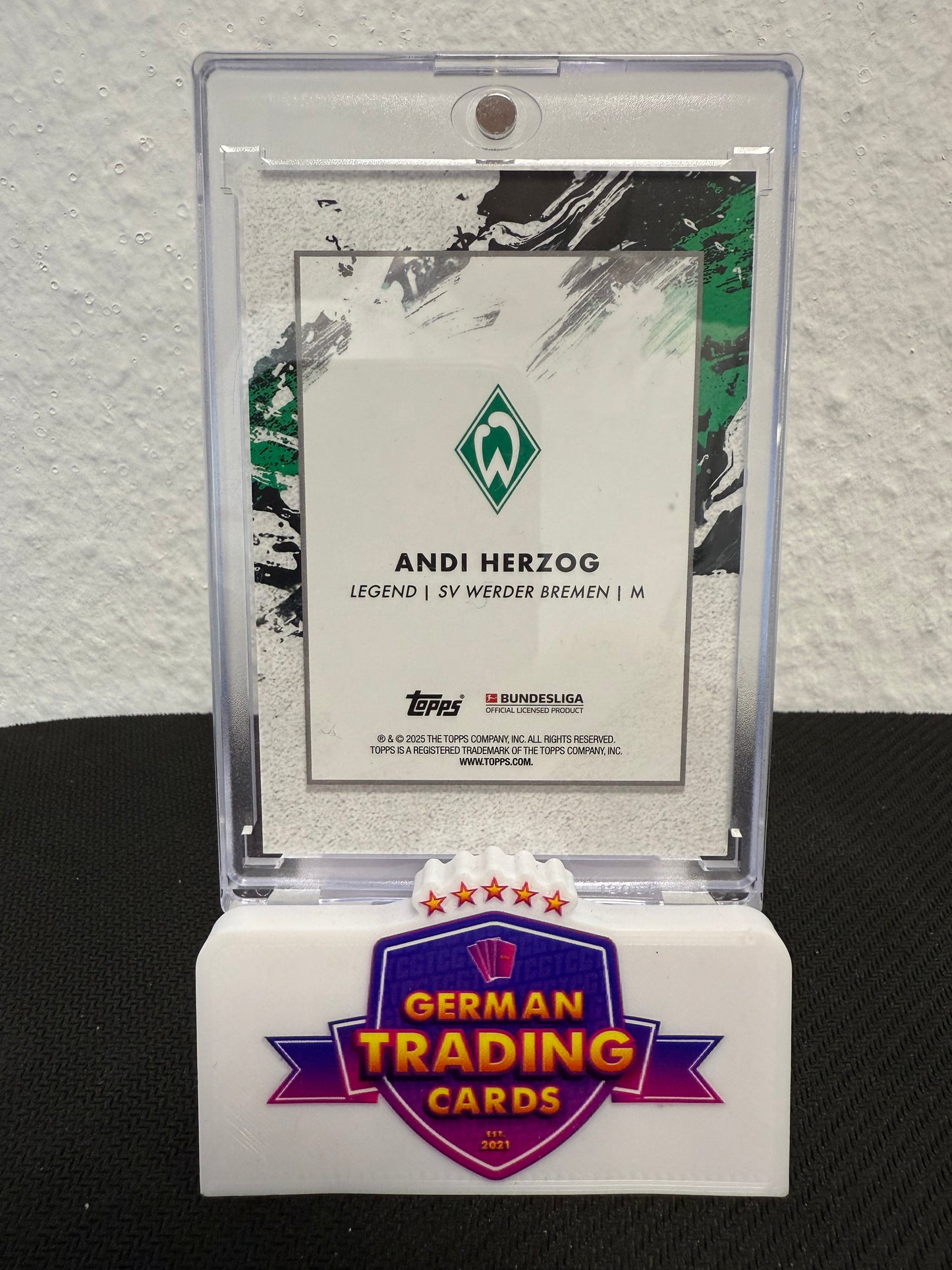 Andi Herzog Legacy 21/25- 2024-25 Topps Inception Bundesliga