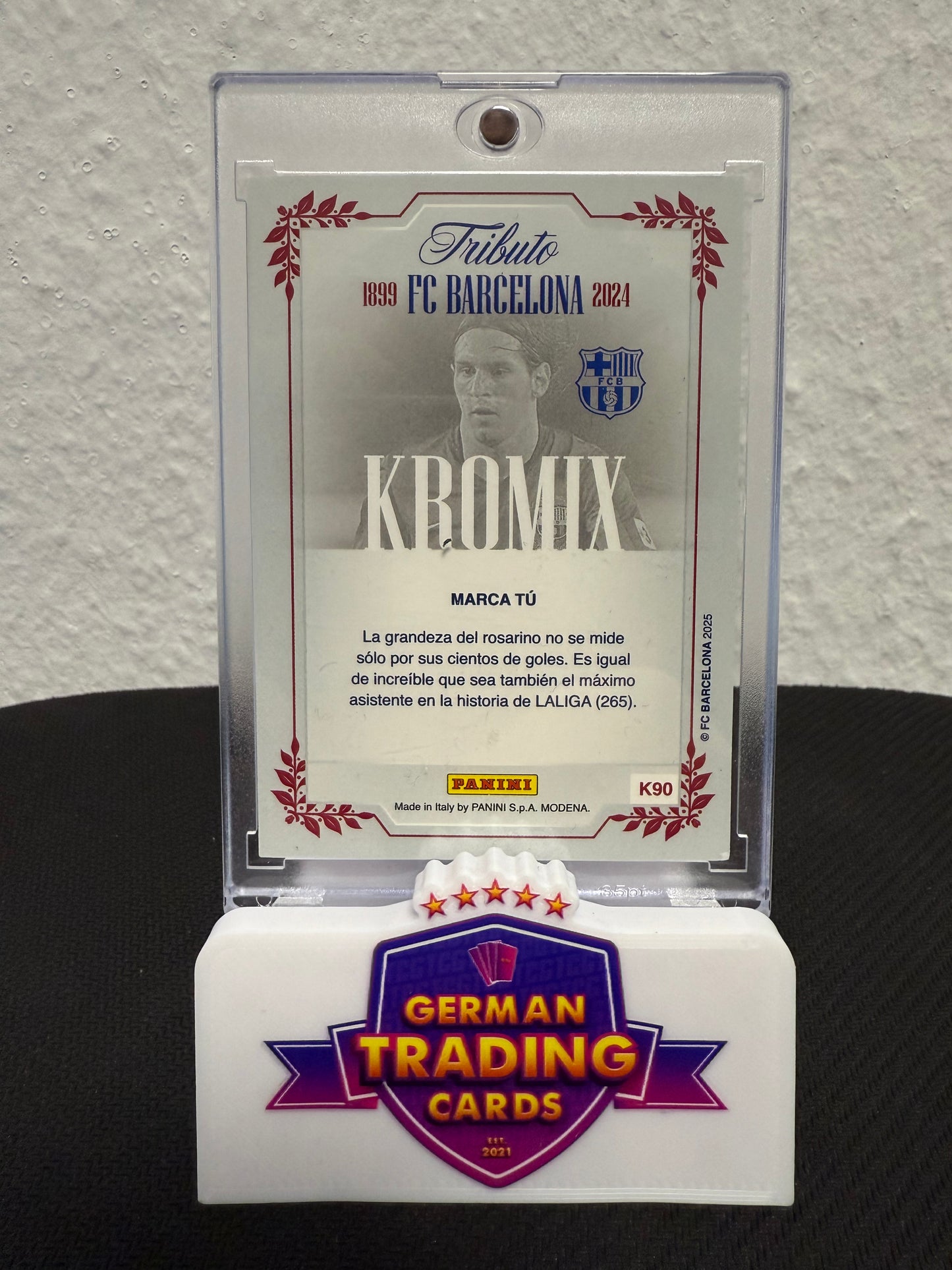 Lionel Messi Marca Tú Kromix - 2025 Panini Tributo 125 Aniversario FC Barcelona