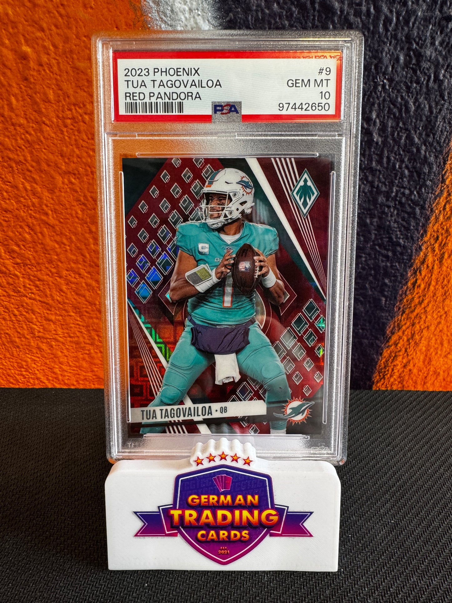 Tua Tagovailoa Red Pandora 05/10 PSA10 - Panini Phoenix 2023