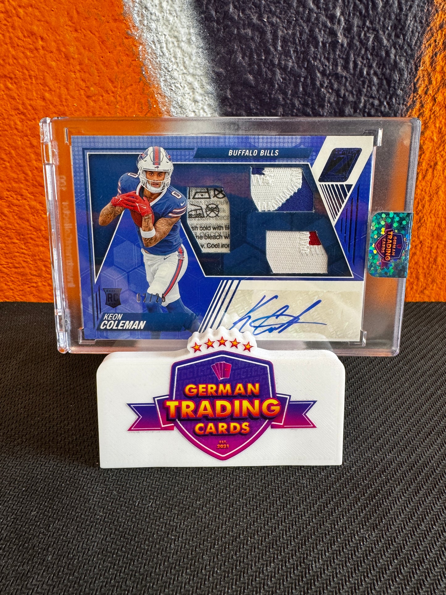 Keon Coleman RPA 02/25 - Panini Zenith 2024
