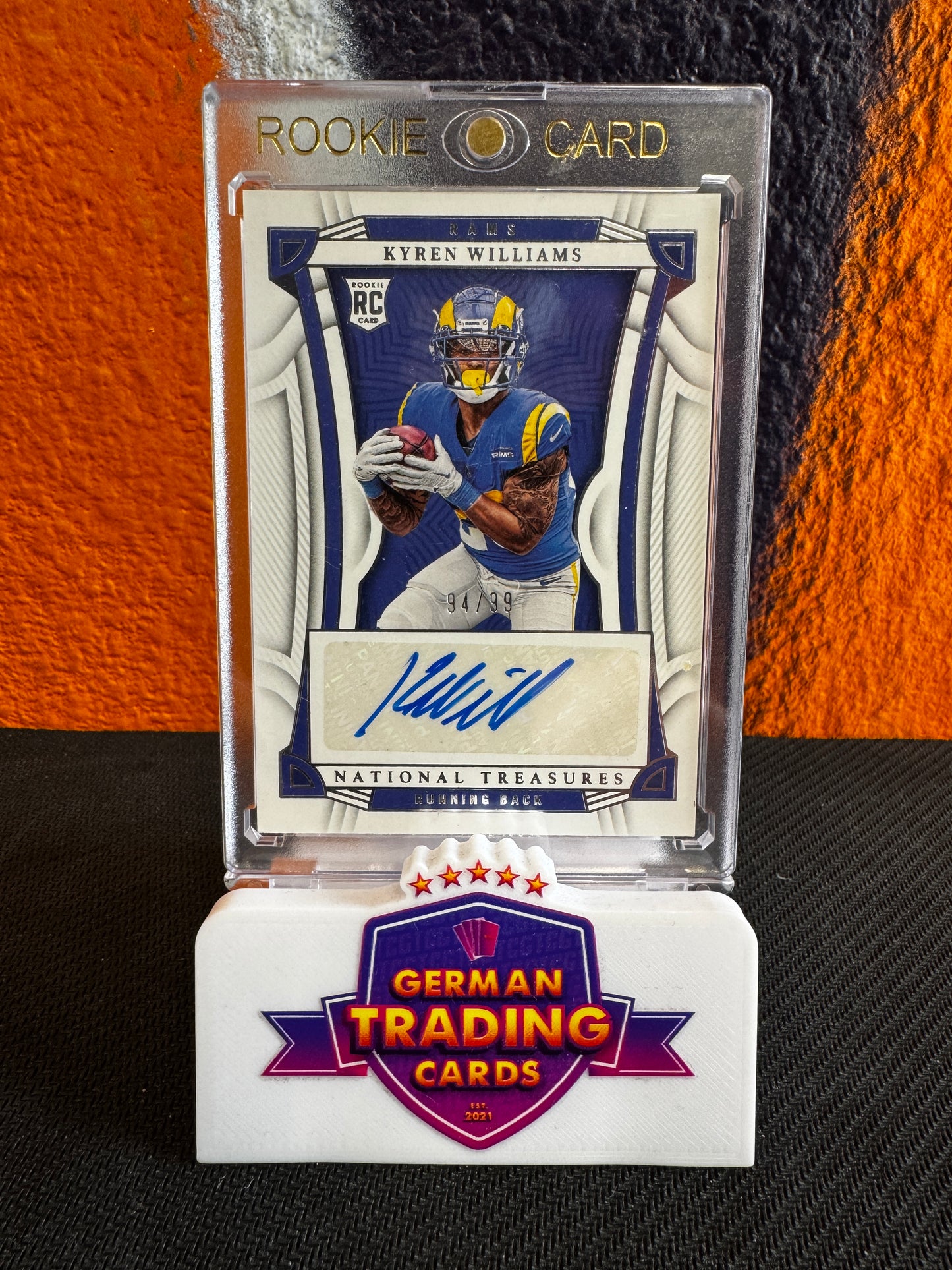 Kyren Williams Rookie Auto 94/99 - Panini National Treasures 2022