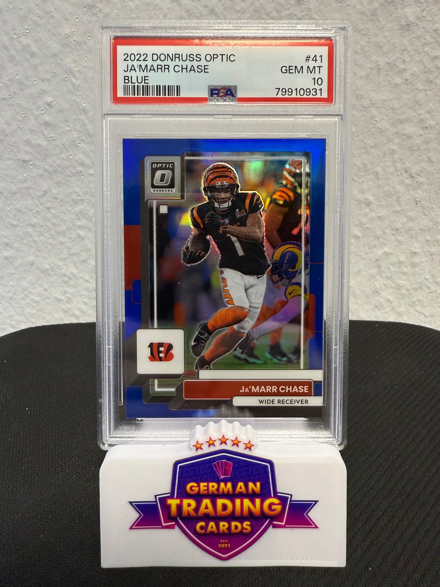 Ja´Marr Chase 048/179 PSA 10 - 2022 Panini Donruss Optic Football