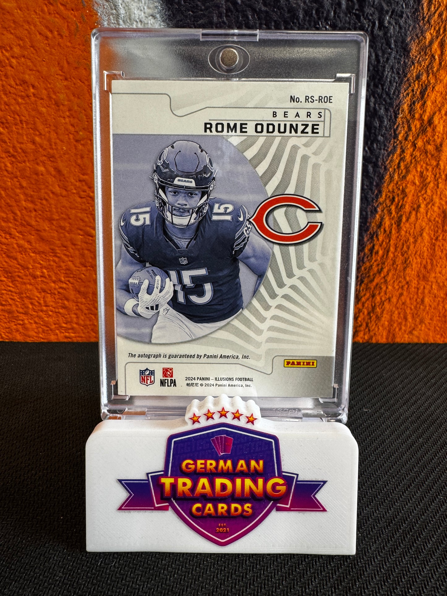 Rome Odunze Rookie Signs 118/189 - Panin Illusions 2024