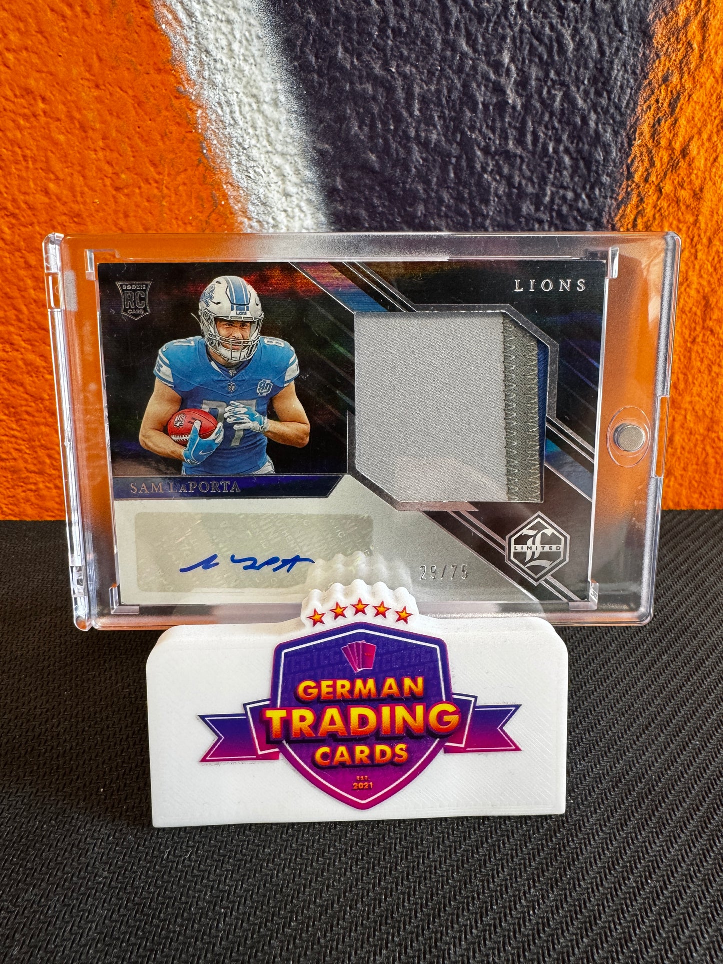 Sam LaPorta RPA 29/75 - Panini Limited 2023