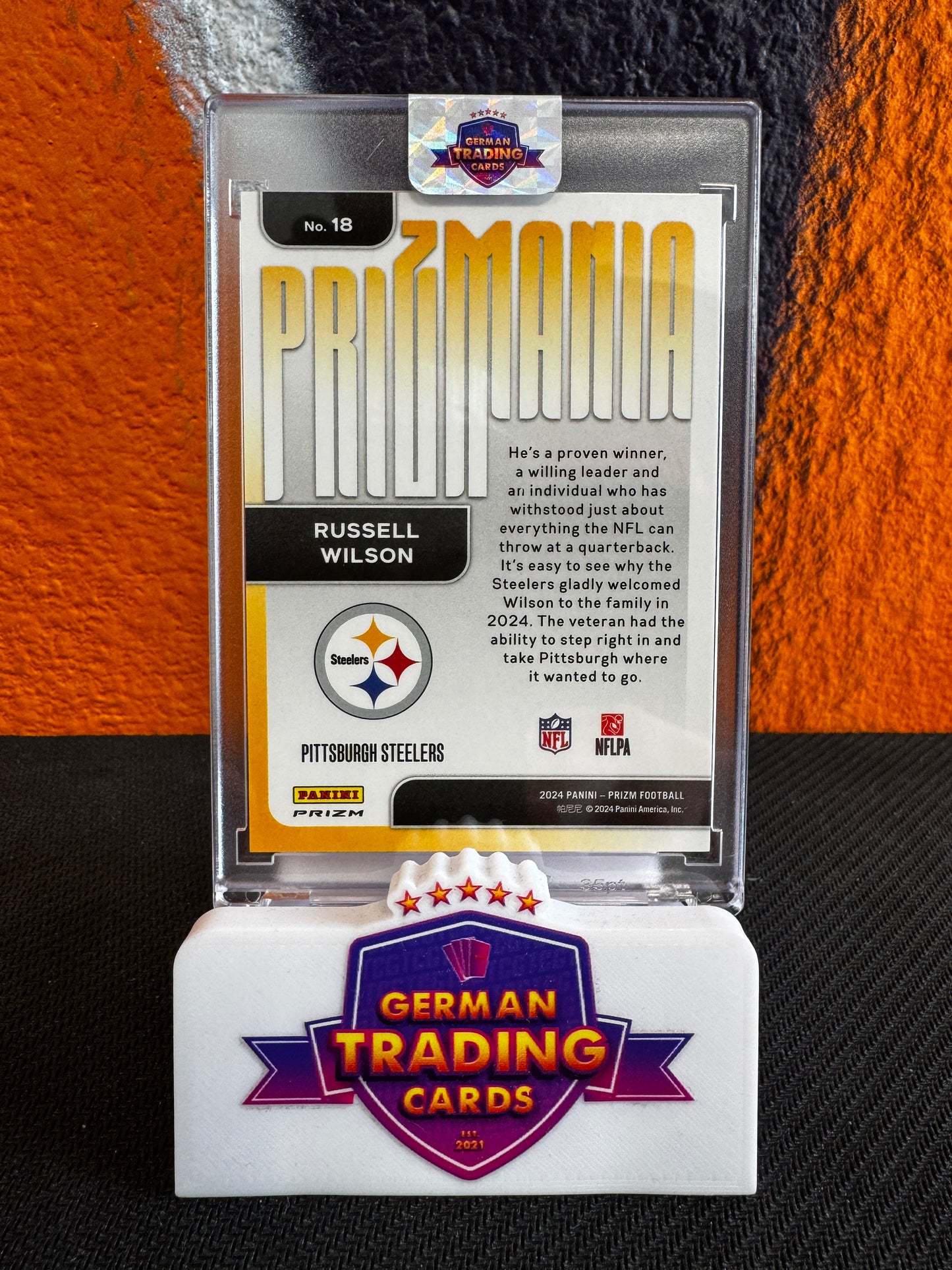 Russell Wilson Prizmania SSP #18 - Panini Prizm 2024