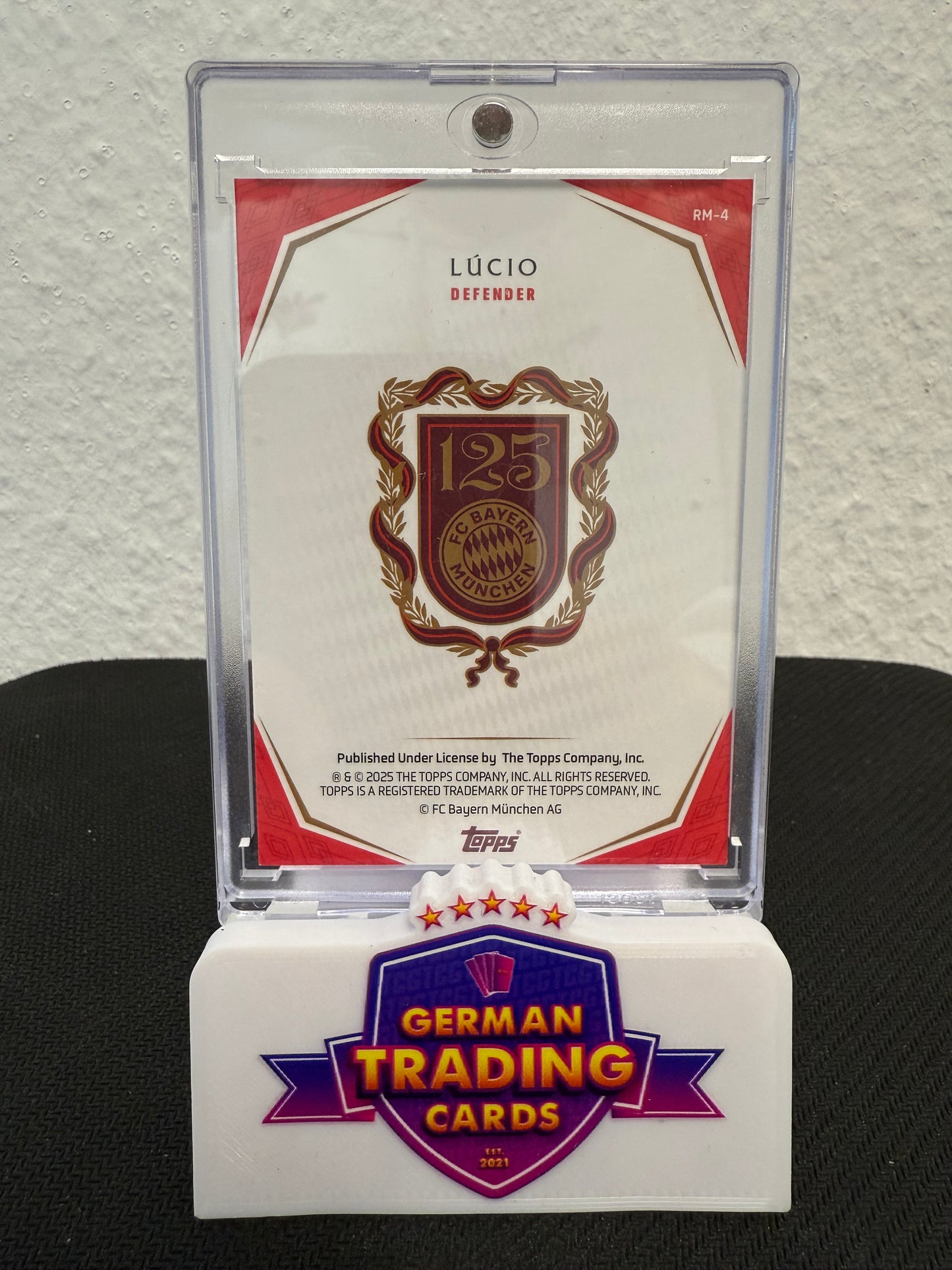Lucio 1/6 - 2025 Topps FC Bayern 125 Years Anniversary