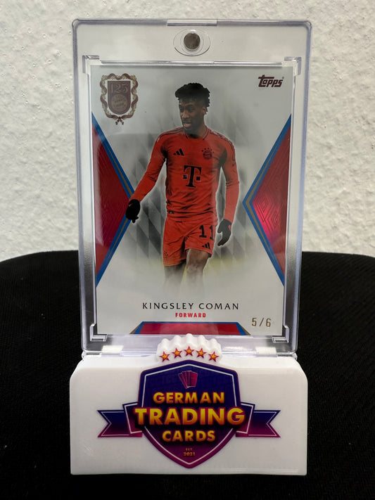 Kingsley Coman 5/6  - 2025 Topps FC Bayern 125 Years Anniversary