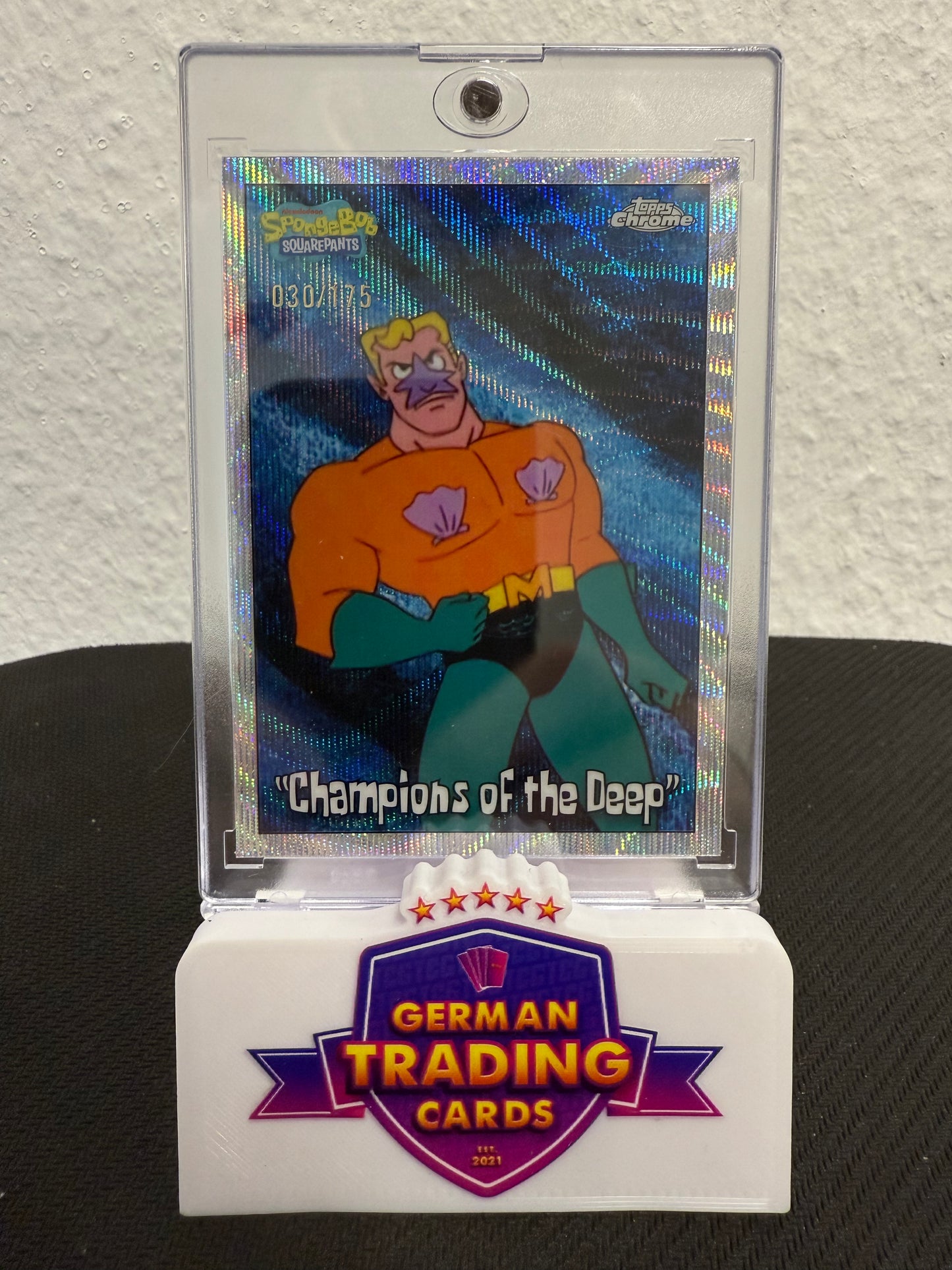 "Champions of the Deep" 030/175 - Topps SpongeBob Chrome 25th
