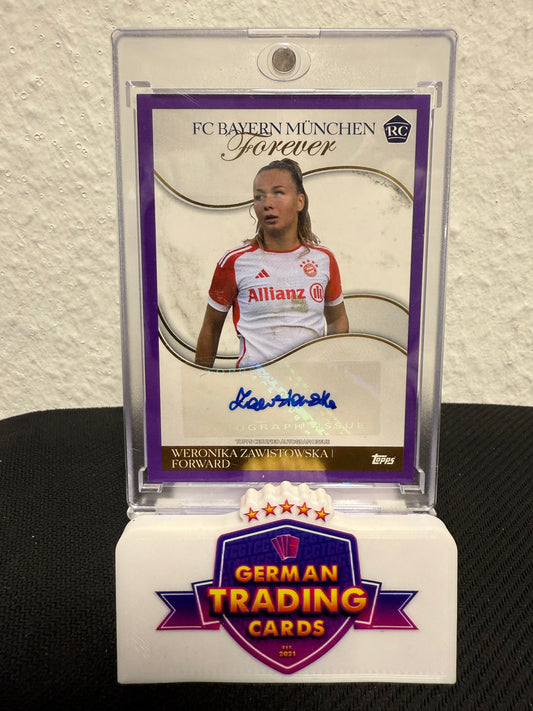 Weronika Zawistowska Rookie Auto 06/15 - 2023-24 Topps Bayern München Forever