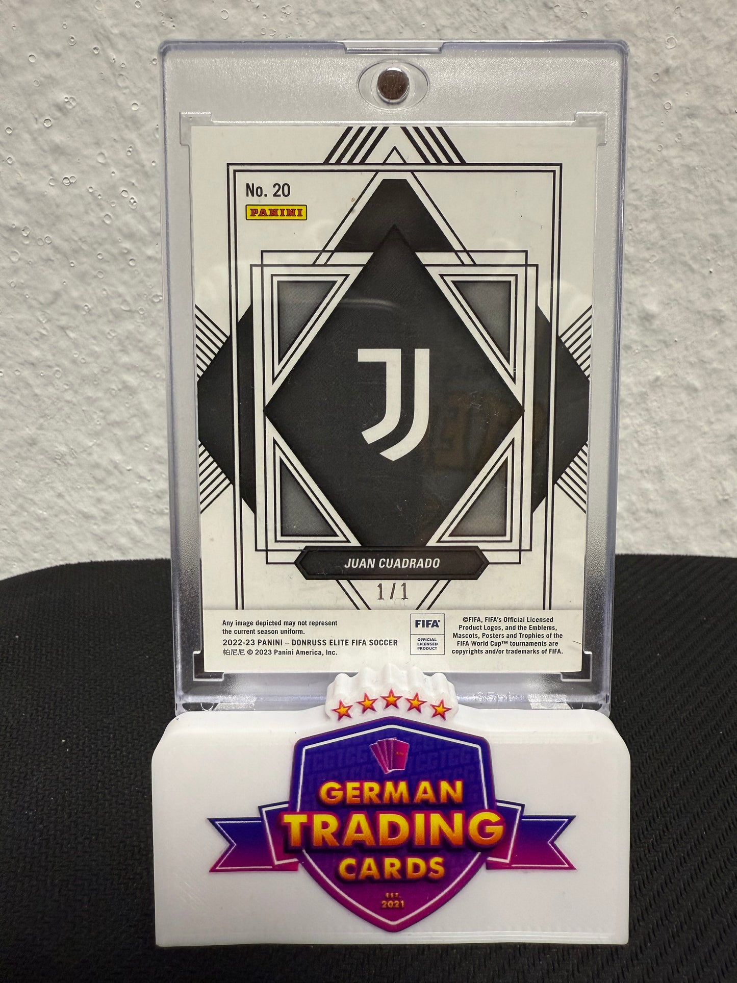 Juan Cuadrado 1/1 - 2022-23 Panini Elite FIFA Soccer