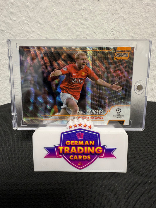Paul Scholes 13/25 - 2021-22 Topps Stadium Club Chrome