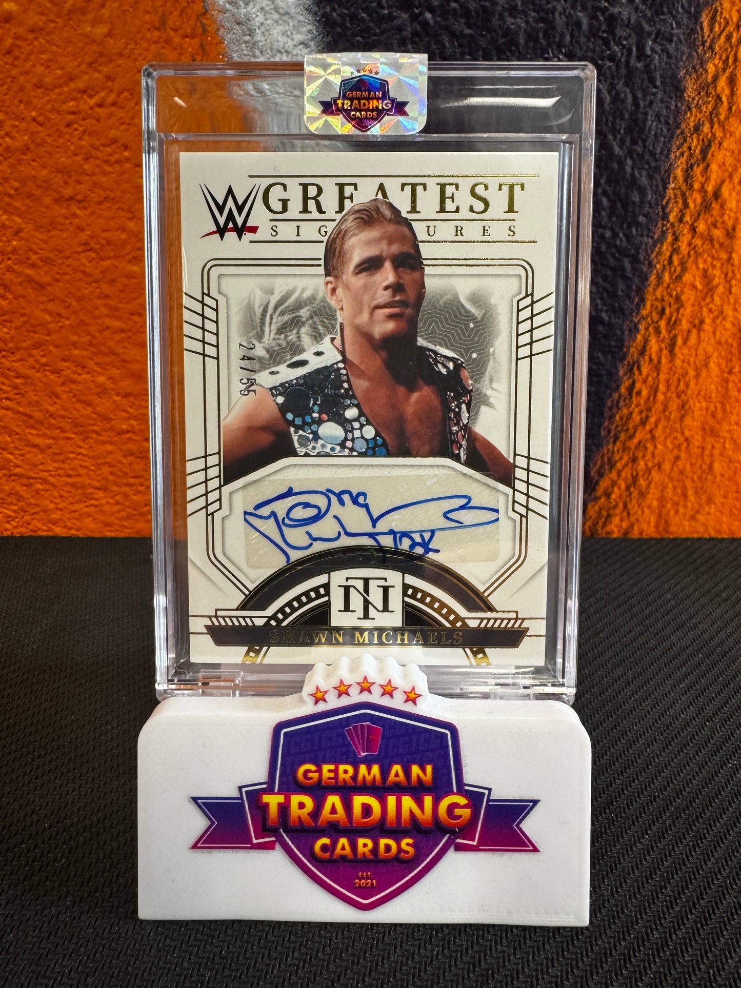 Shawn Michaels Greatest Signatures 24/55 - Panini National Treasures WWE 2024