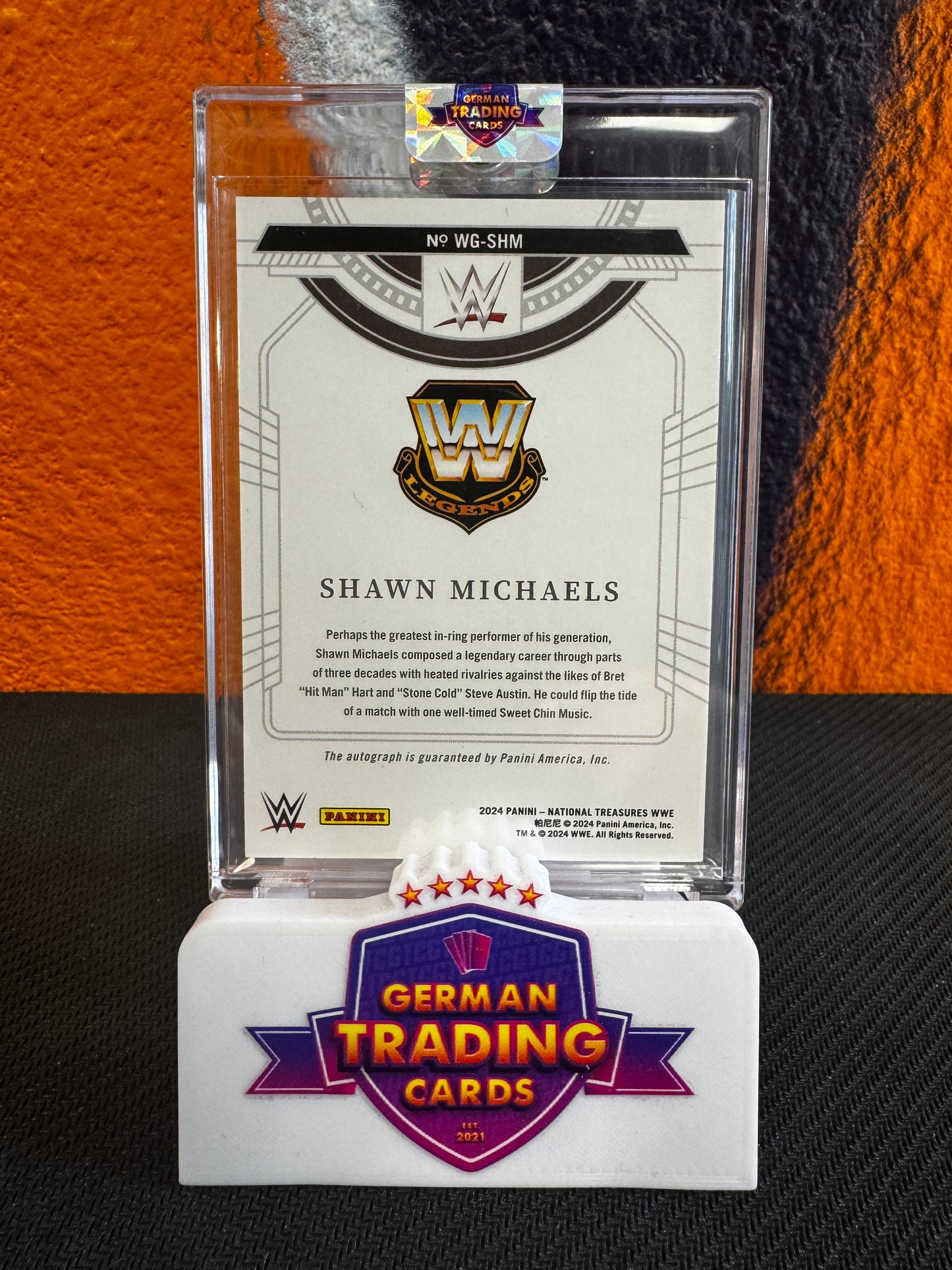 Shawn Michaels Greatest Signatures 24/55 - Panini National Treasures WWE 2024