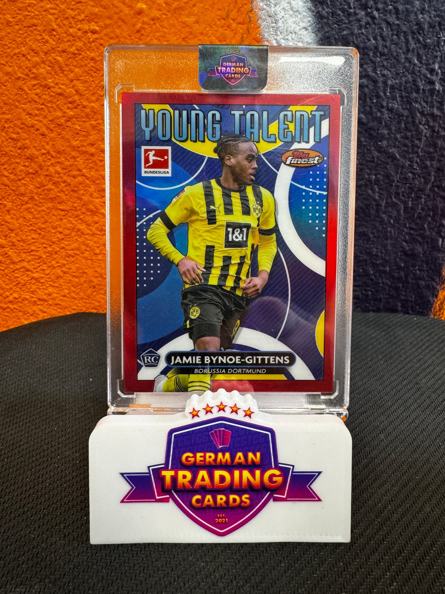 Jamie Bynoe-Gittens Rookie Young Talent 2/5 - Topps Chrome Bundesliga 2022/23