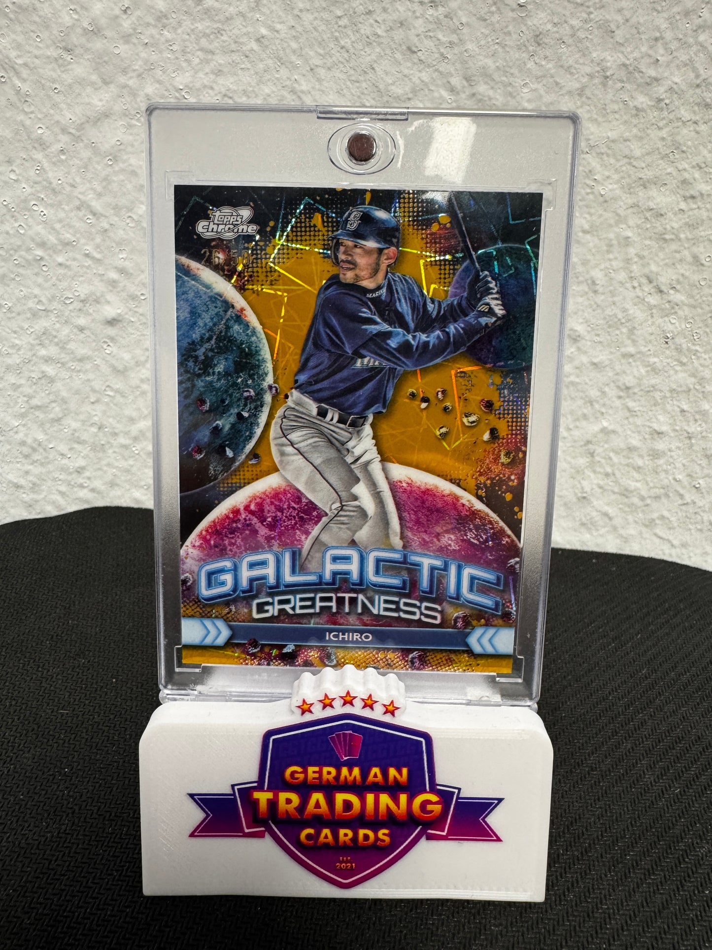 Ichiro Galactic Greatness Gold 26/50 - Topps Chrome Cosmic 2024