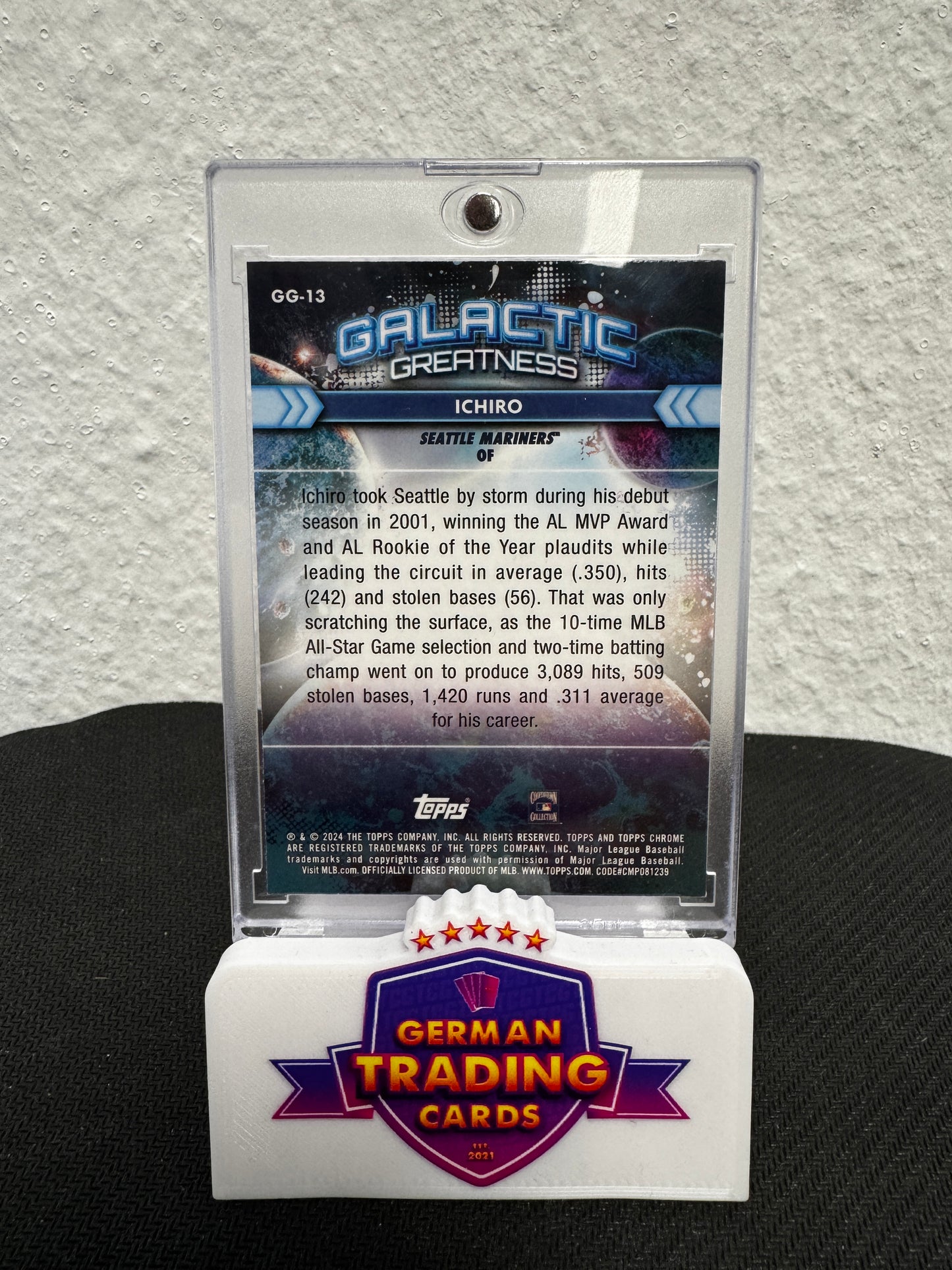 Ichiro Galactic Greatness Gold 26/50 - Topps Chrome Cosmic 2024