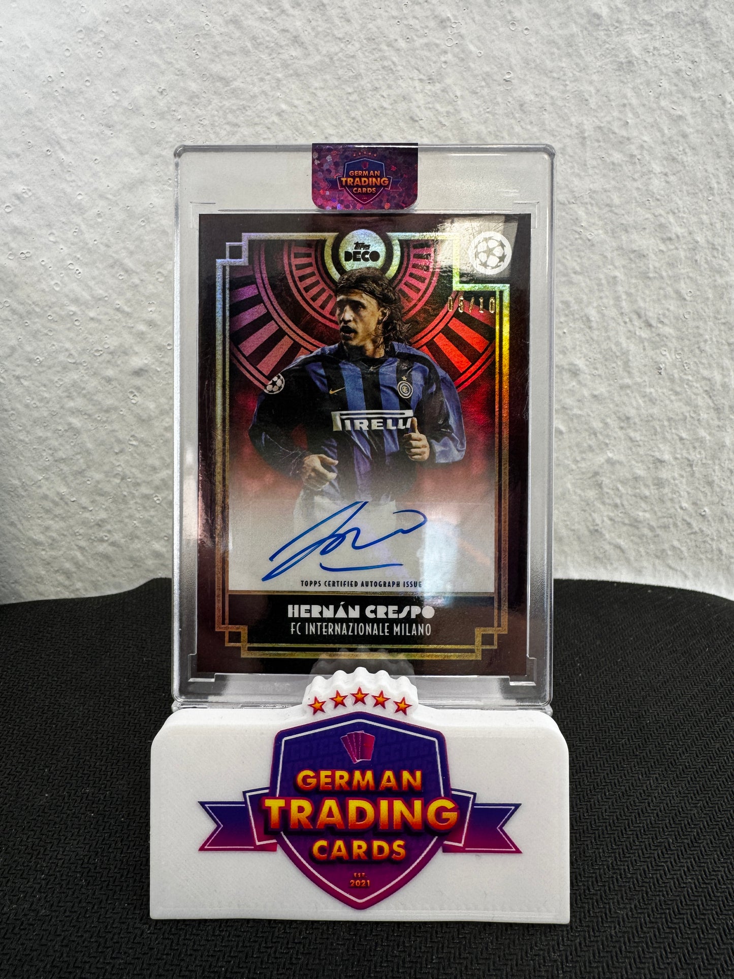 Hernan Crespo Auto 05/10 - Topps Deco UCC 2023/24