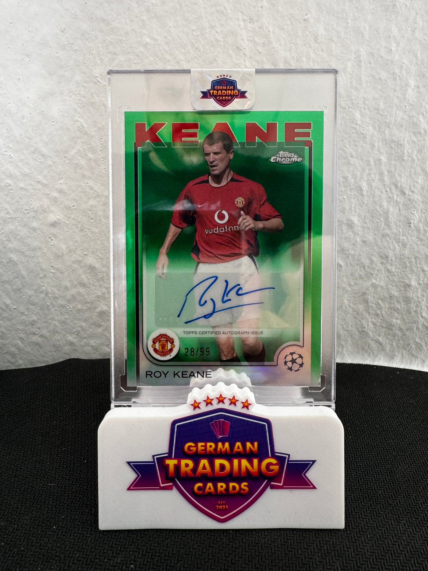 Roy Keane Auto 28/99 - Topps Chrome UCC 2024/25