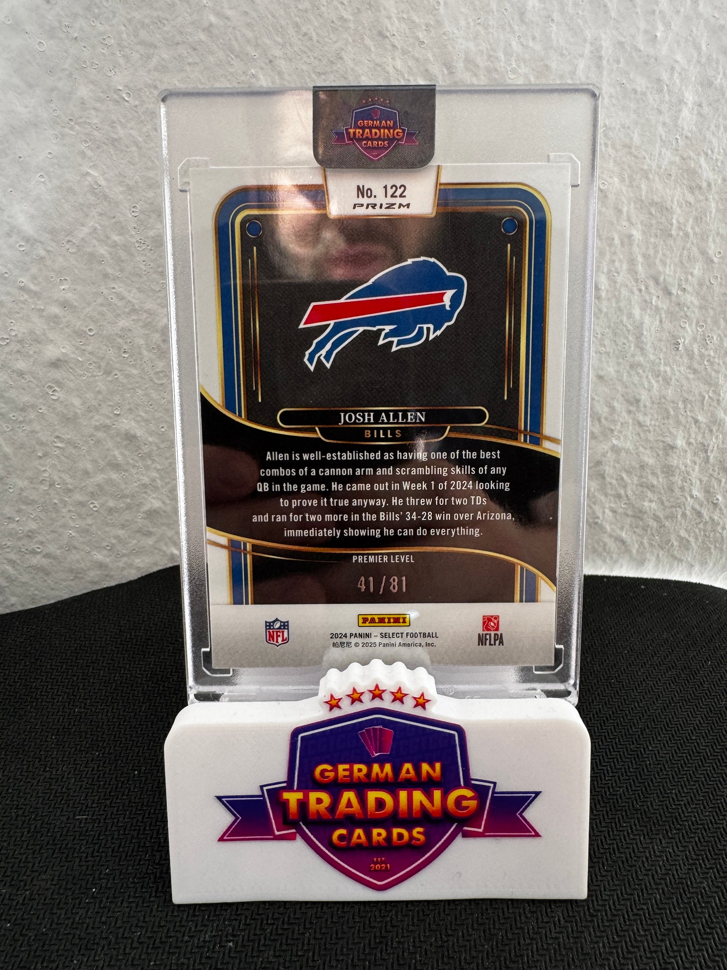 Josh Allen Dragon Scale 41/81 - Panini Select Football 2024